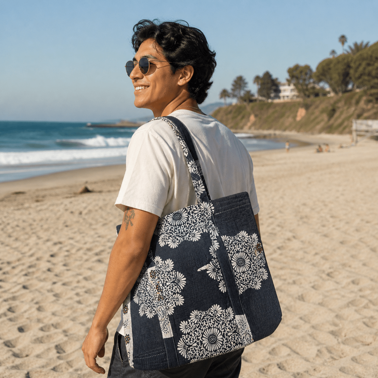 Kantha Beach Bag