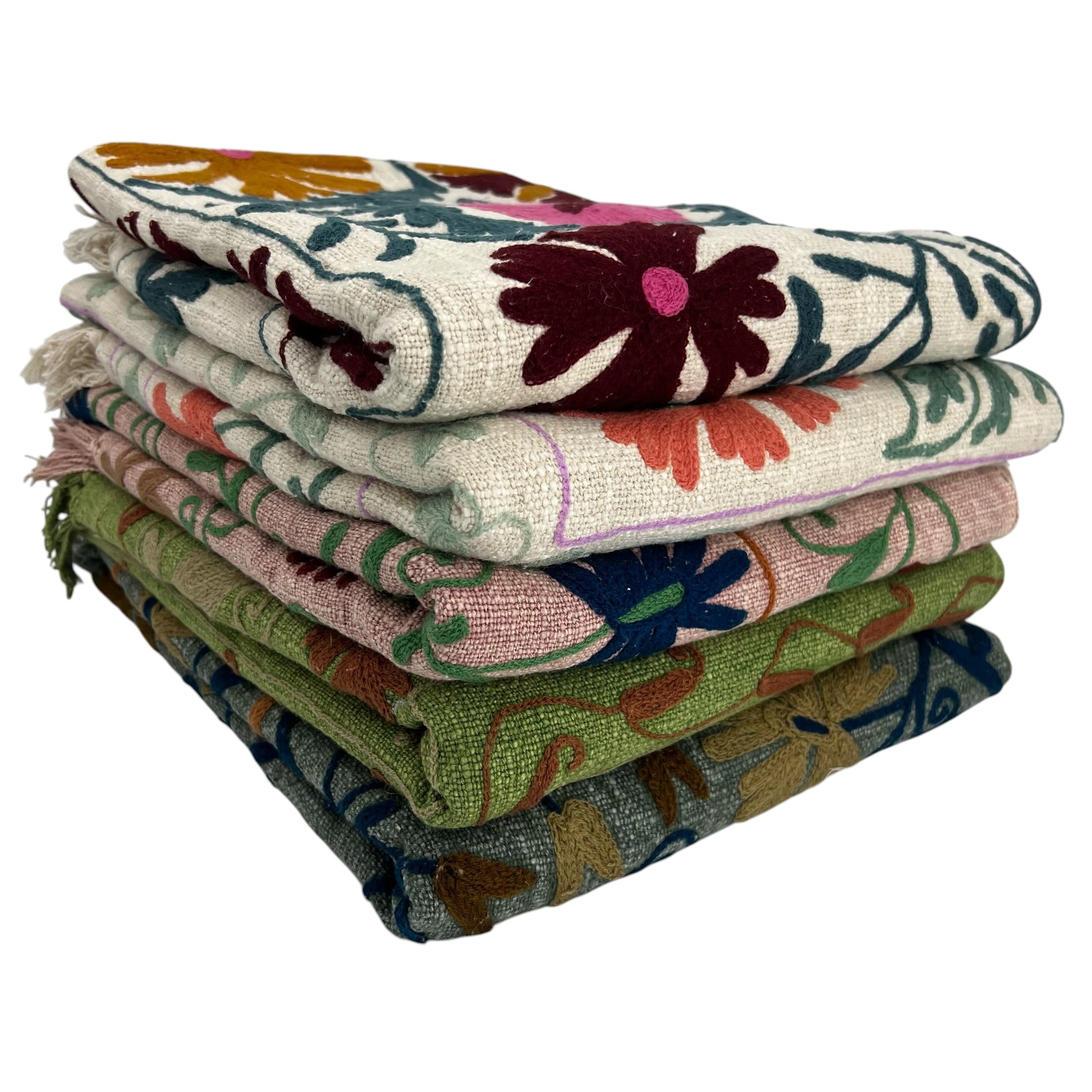 Suzani Slub Throw