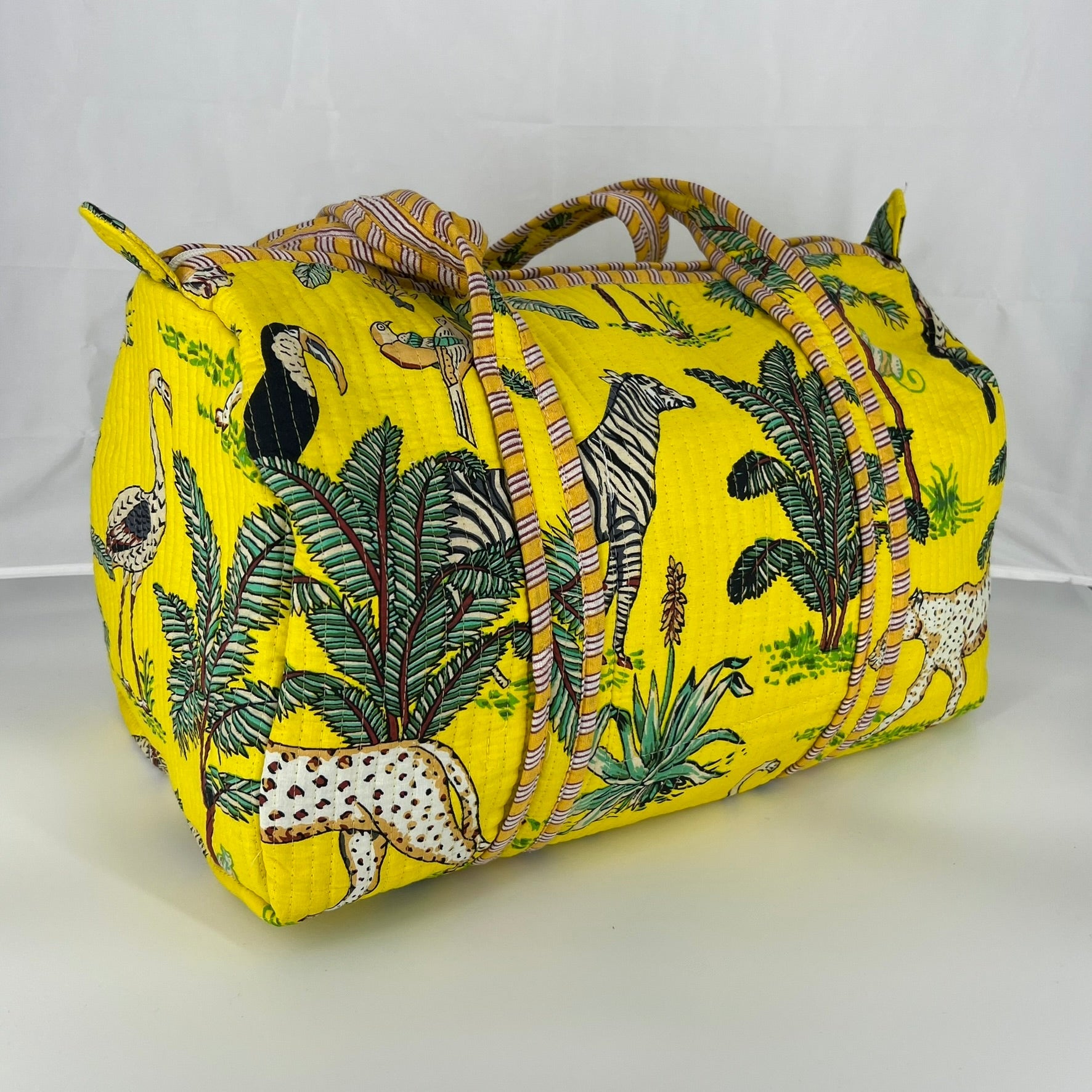 Block Printed Weekender