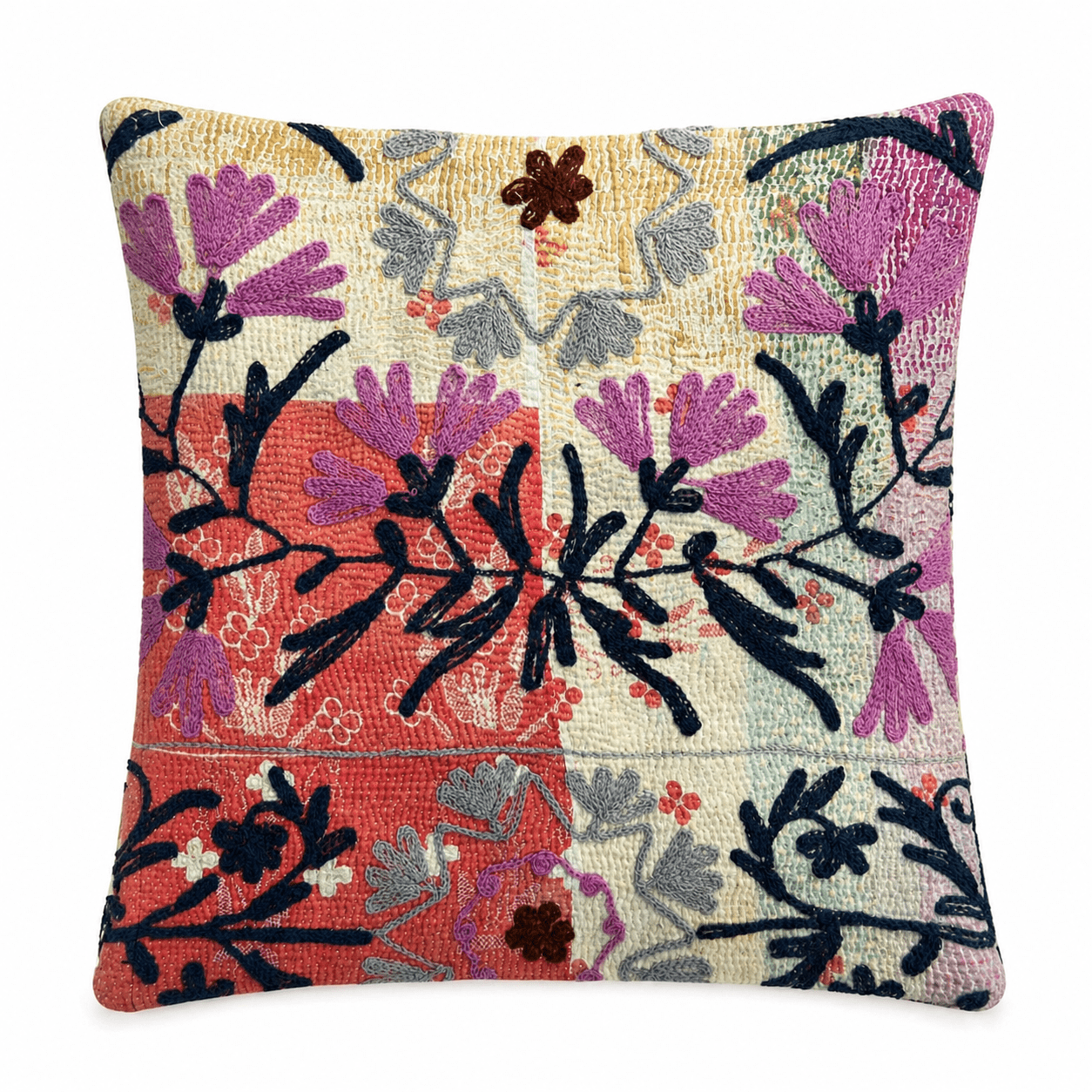 Suzani Kantha Cushion Cover 50x50cm