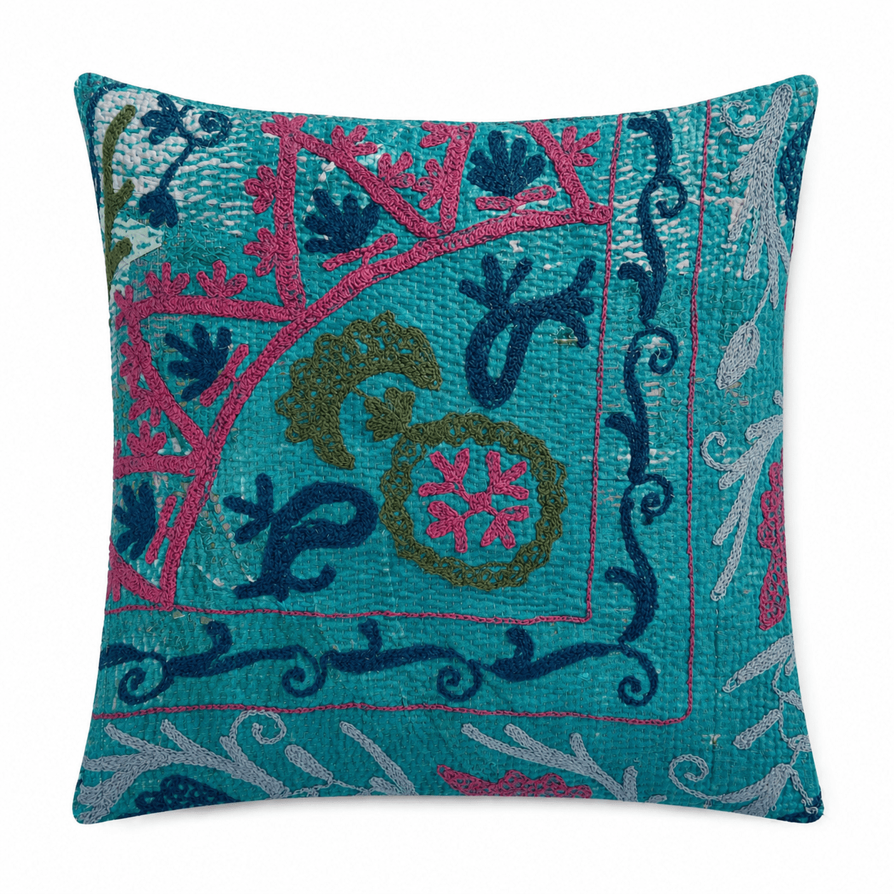 Suzani Kantha Cushion Cover 50x50cm