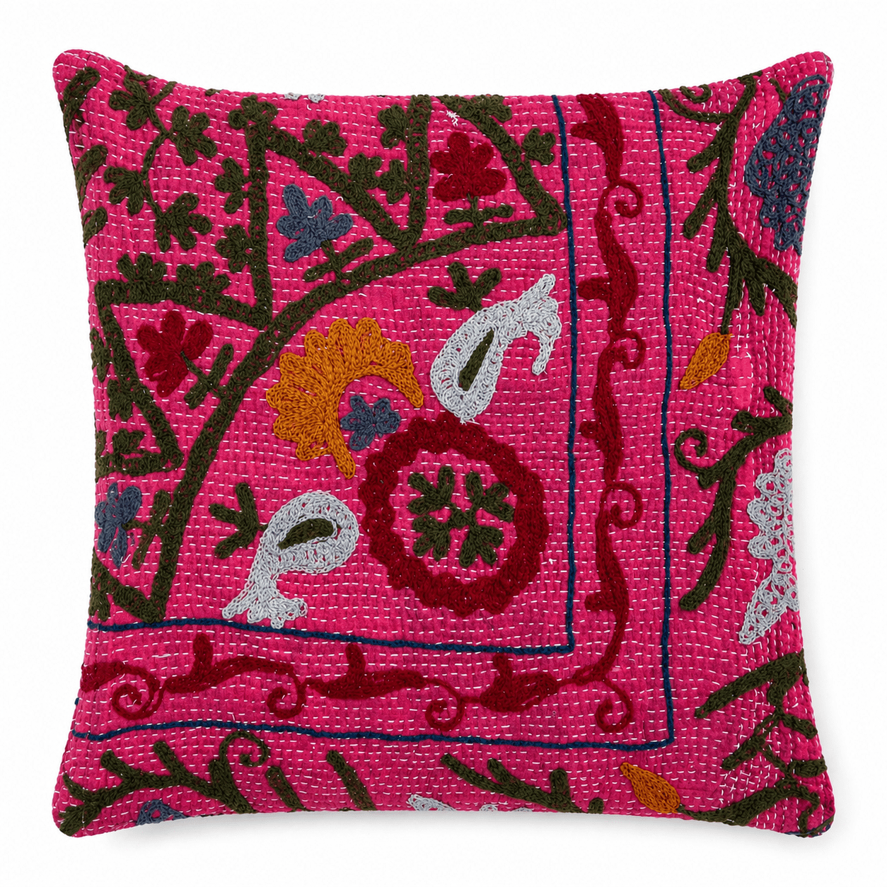 Suzani Kantha Cushion Cover 50x50cm