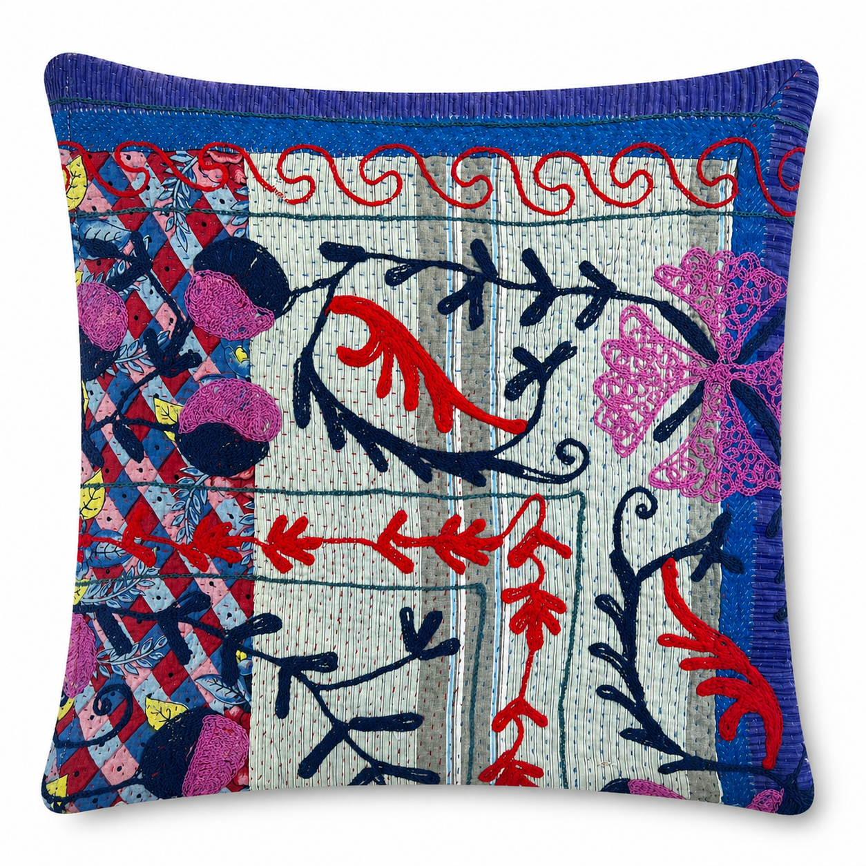 Suzani Kantha Cushion Cover 50x50cm