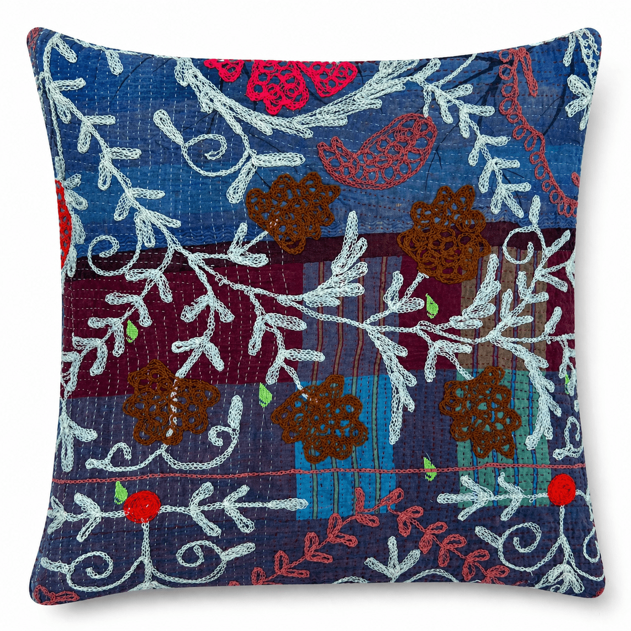Suzani Kantha Cushion Cover 50x50cm