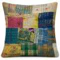 Kantha Patchwork Cushion Cover 50x50cm
