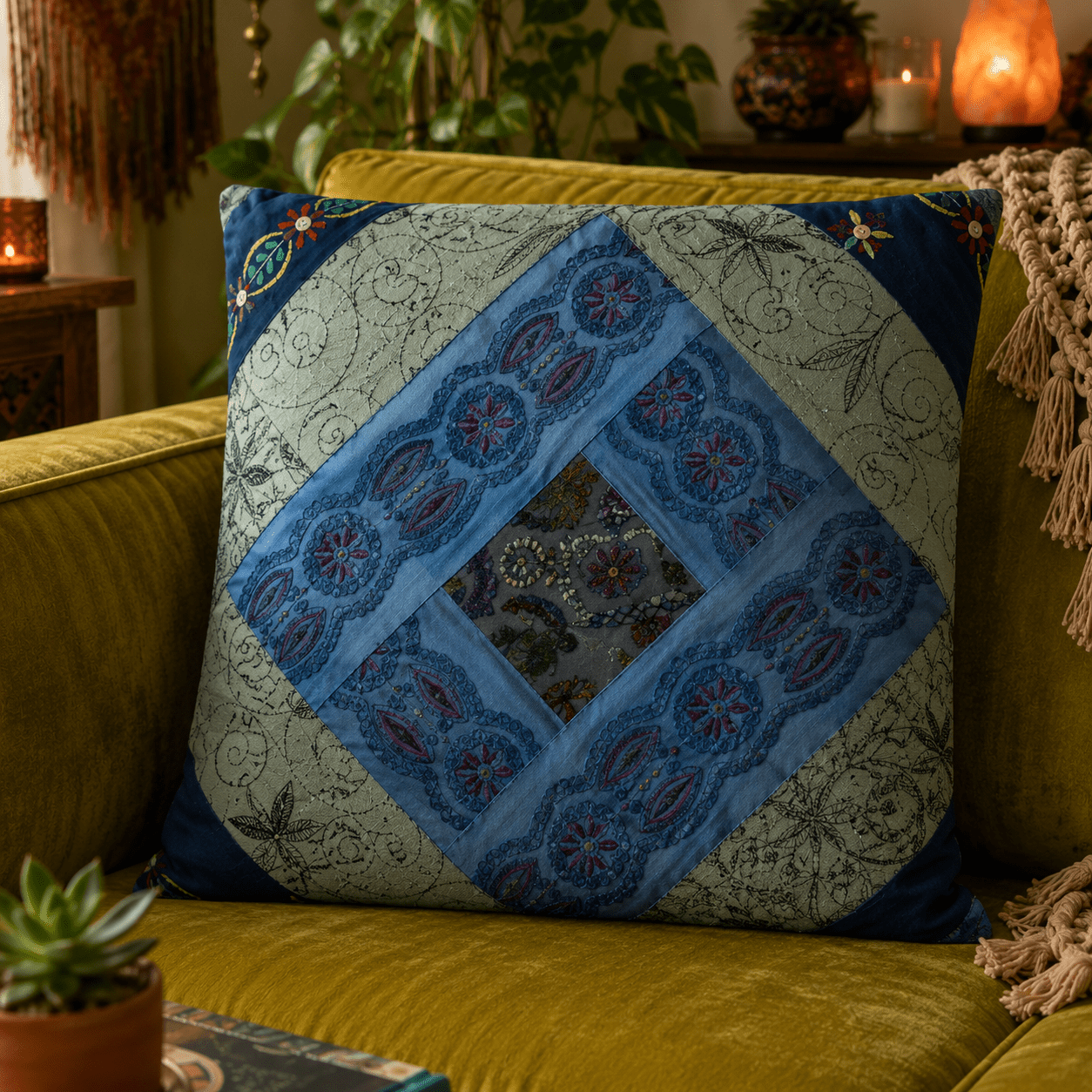 Sari Cushion Cover 60x60cm