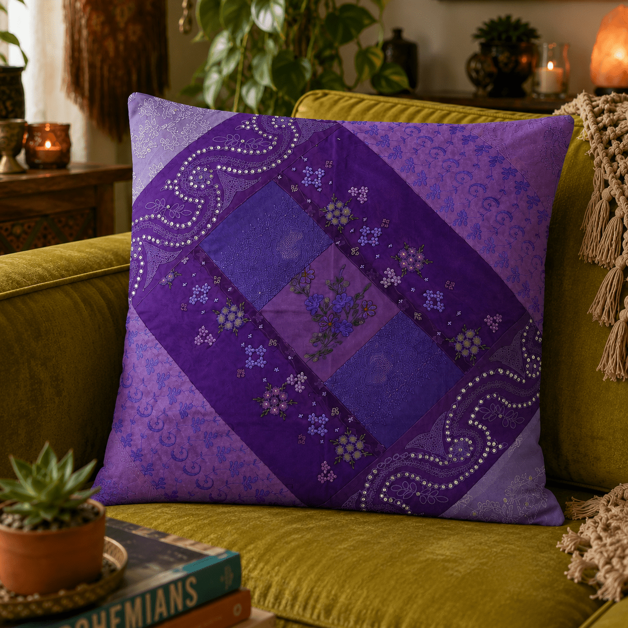 Sari Cushion Cover 60x60cm