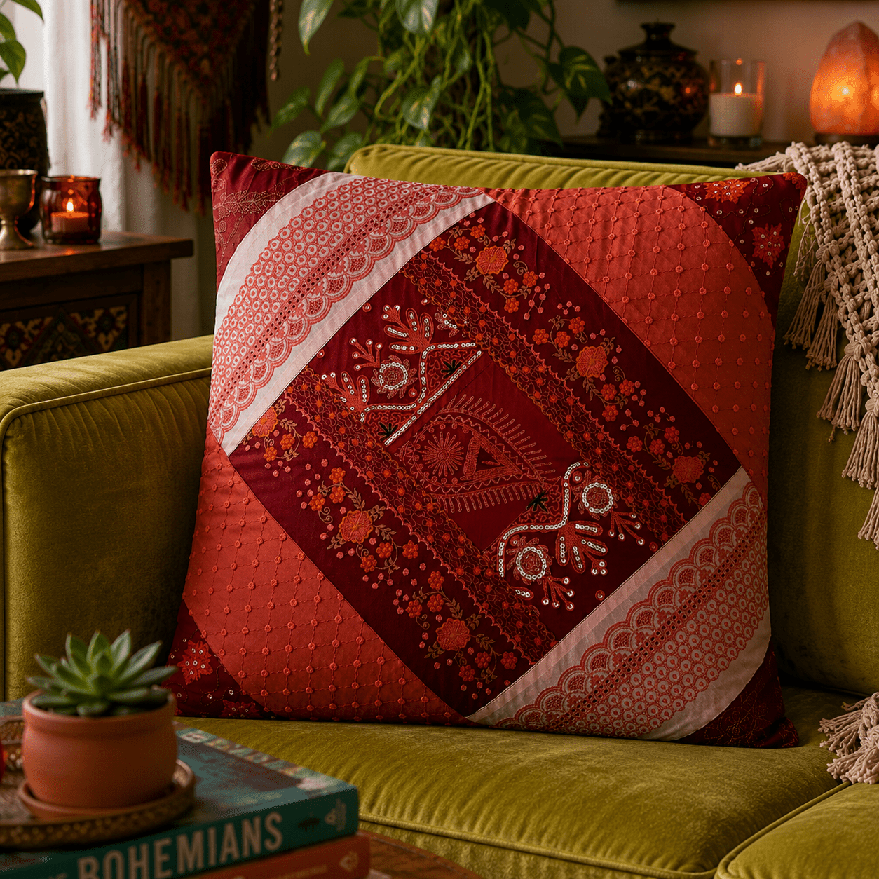 Sari Cushion Cover 60x60cm