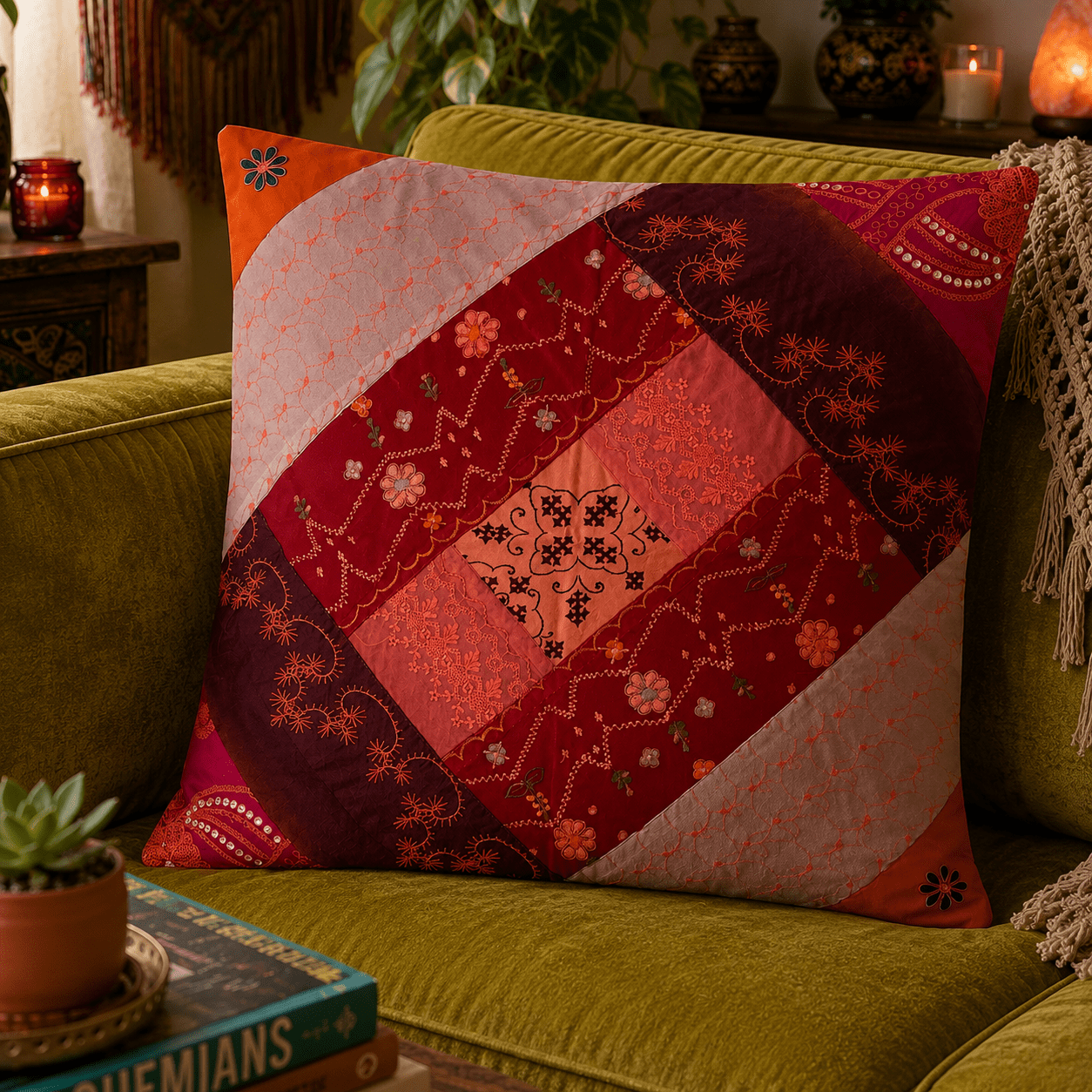 Sari Cushion Cover 60x60cm