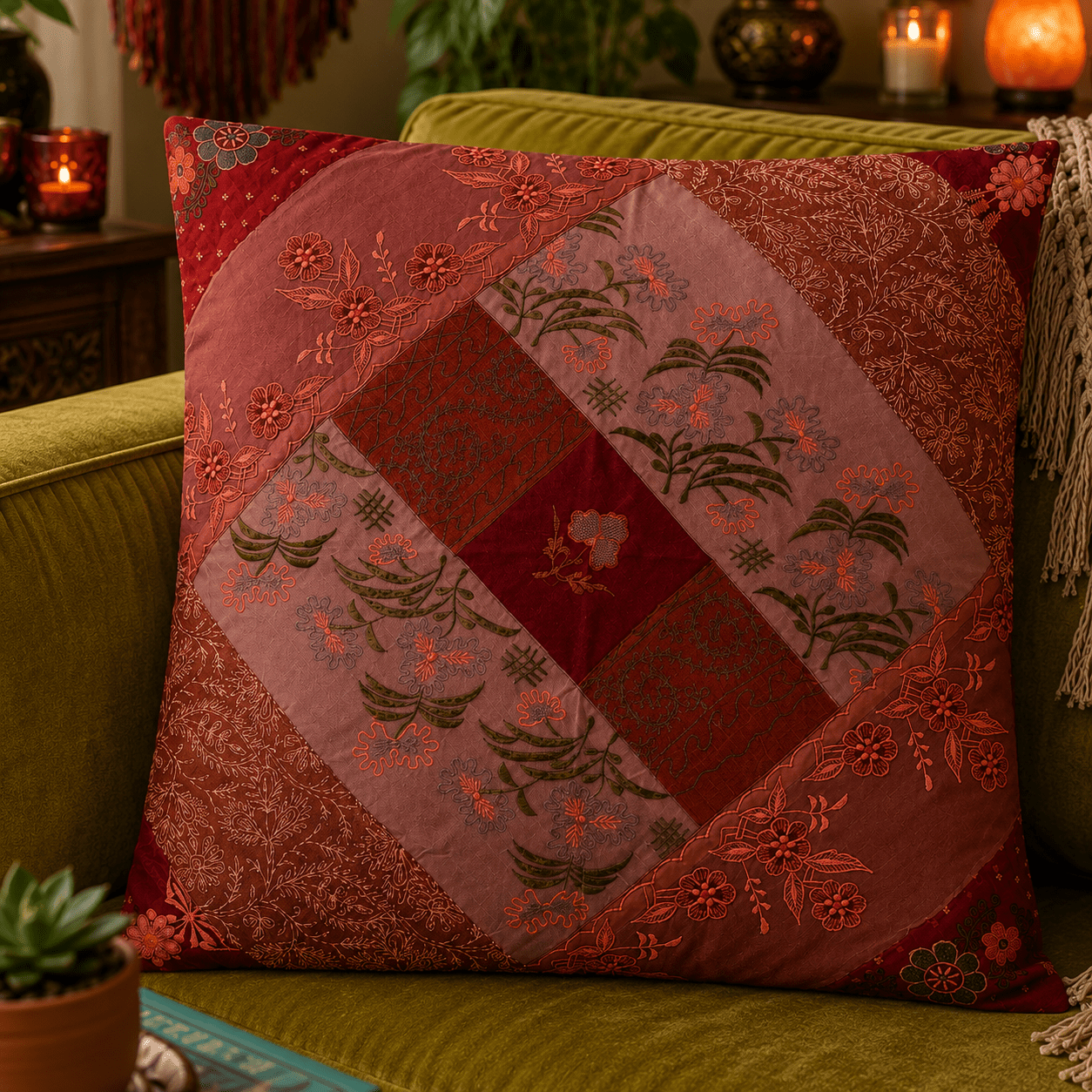 Sari Cushion Cover 60x60cm