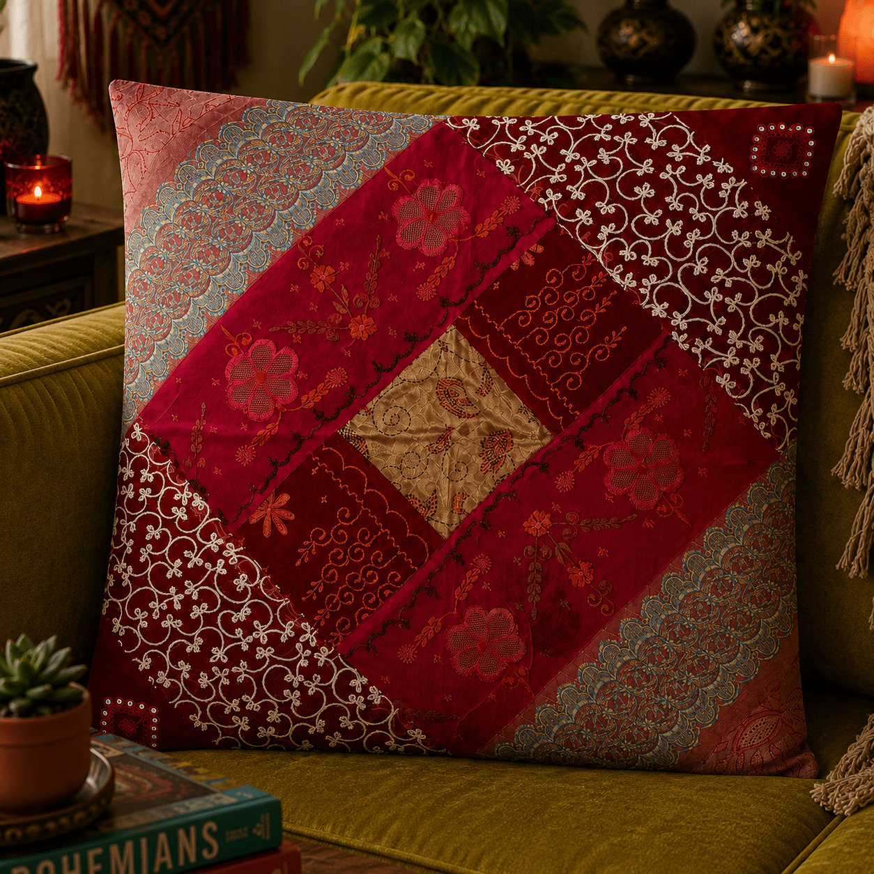 Sari Cushion Cover 60x60cm