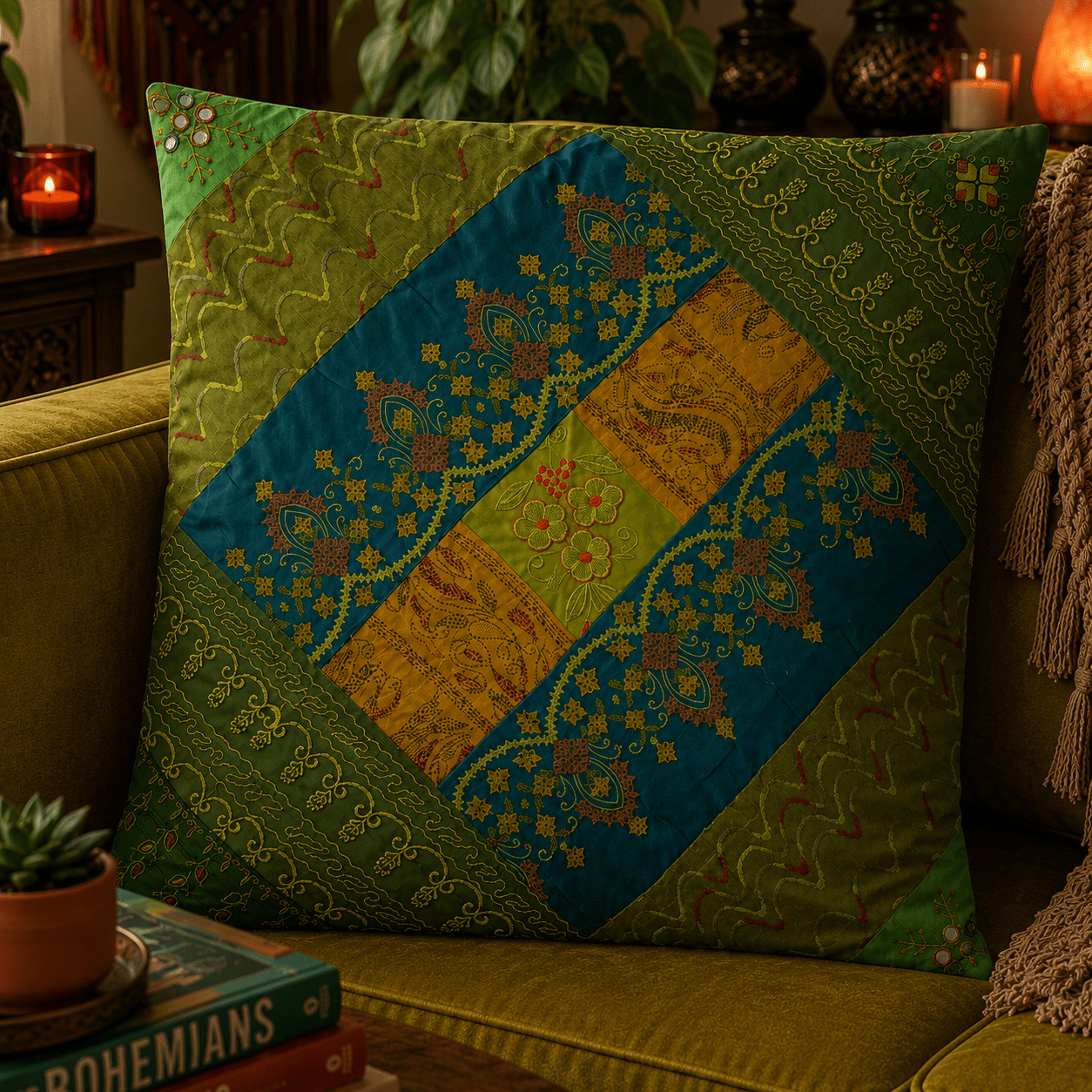 Sari Cushion Cover 60x60cm