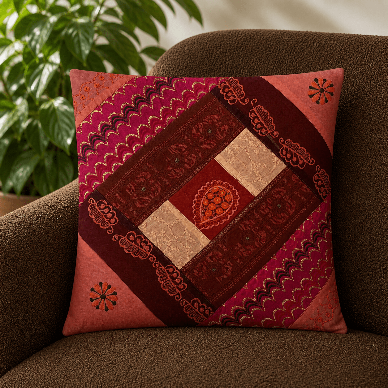 Sari Cushion Cover 40x40cm