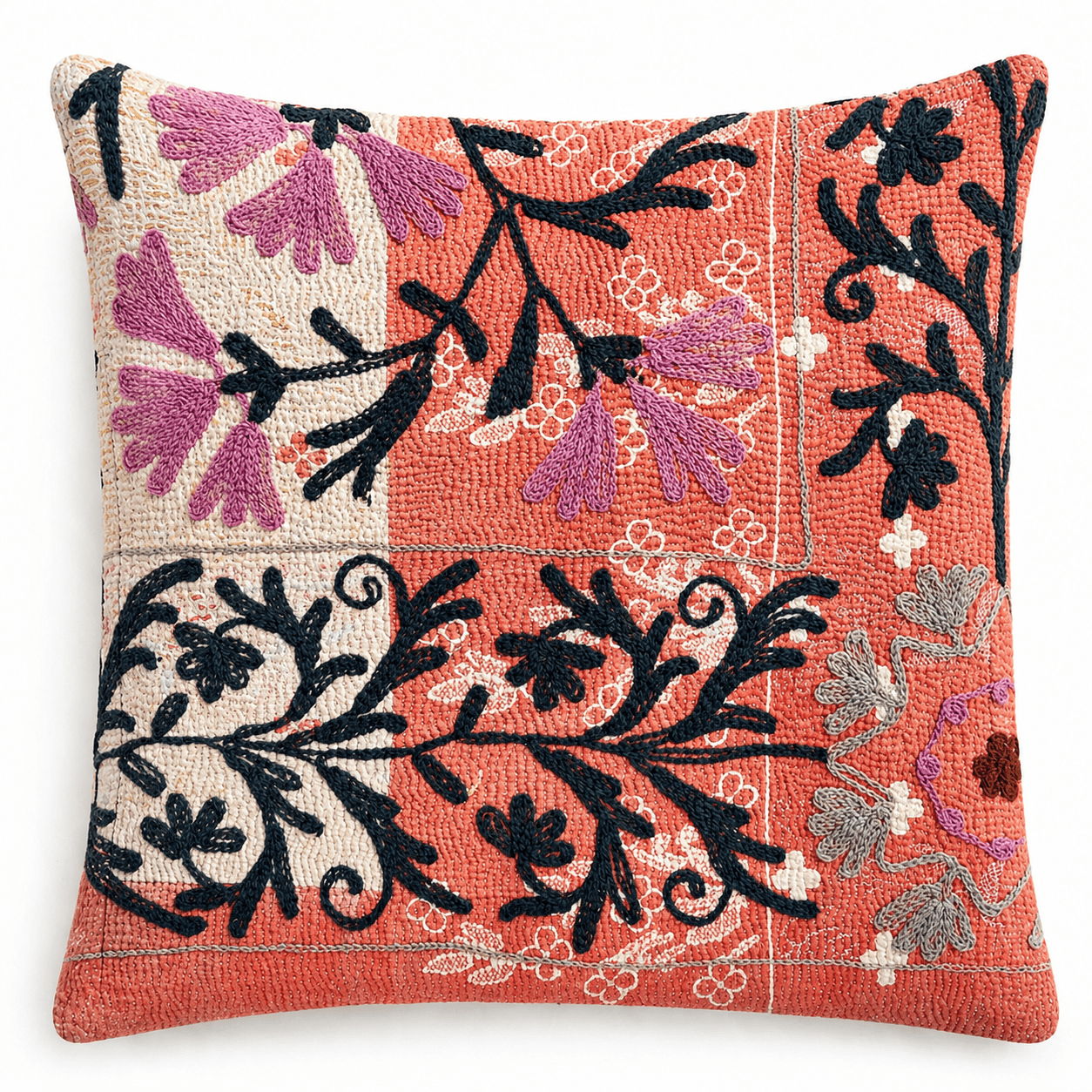 Suzani Kantha Cushion Cover 50x50cm