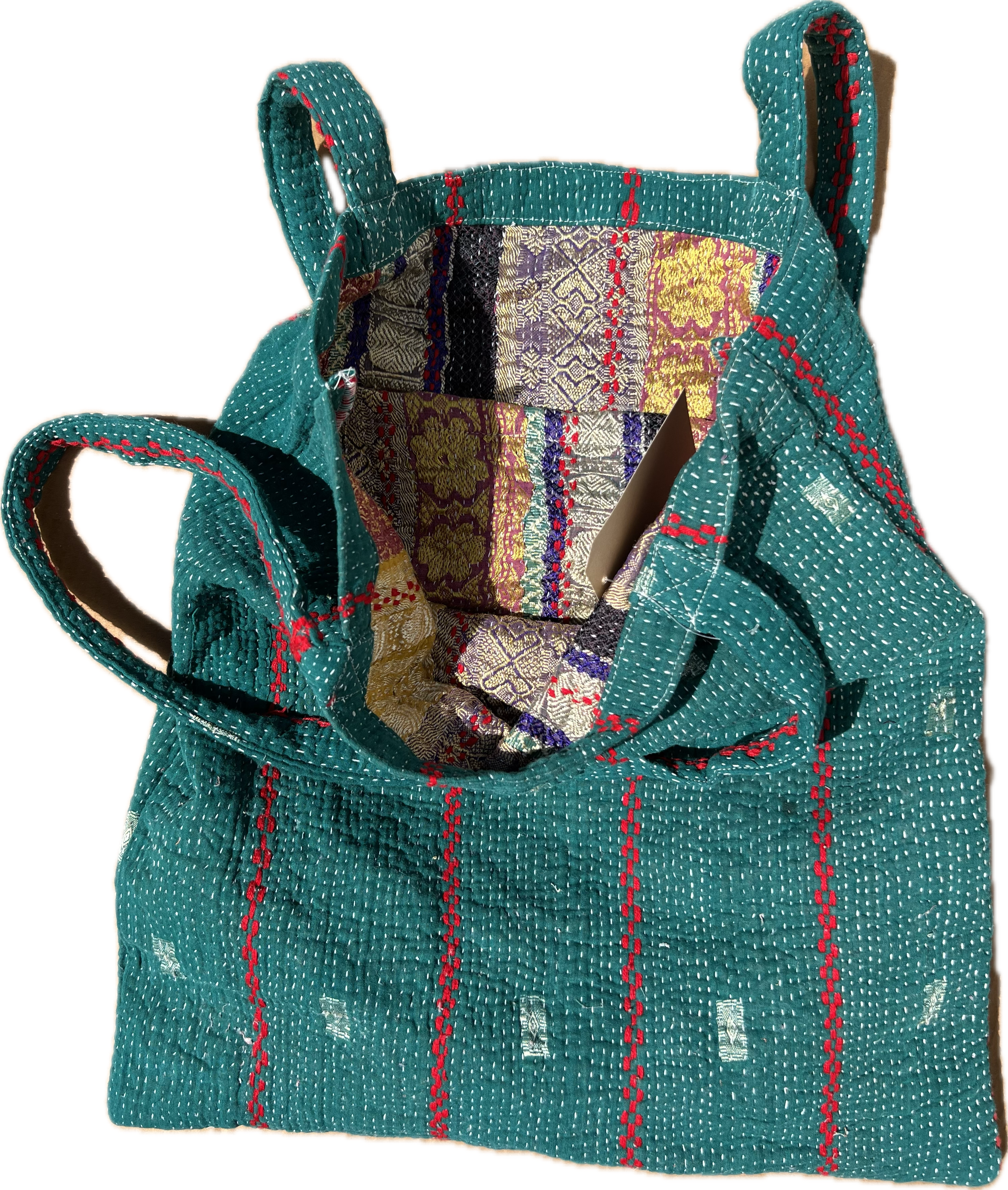 Vintage Kantha Tote