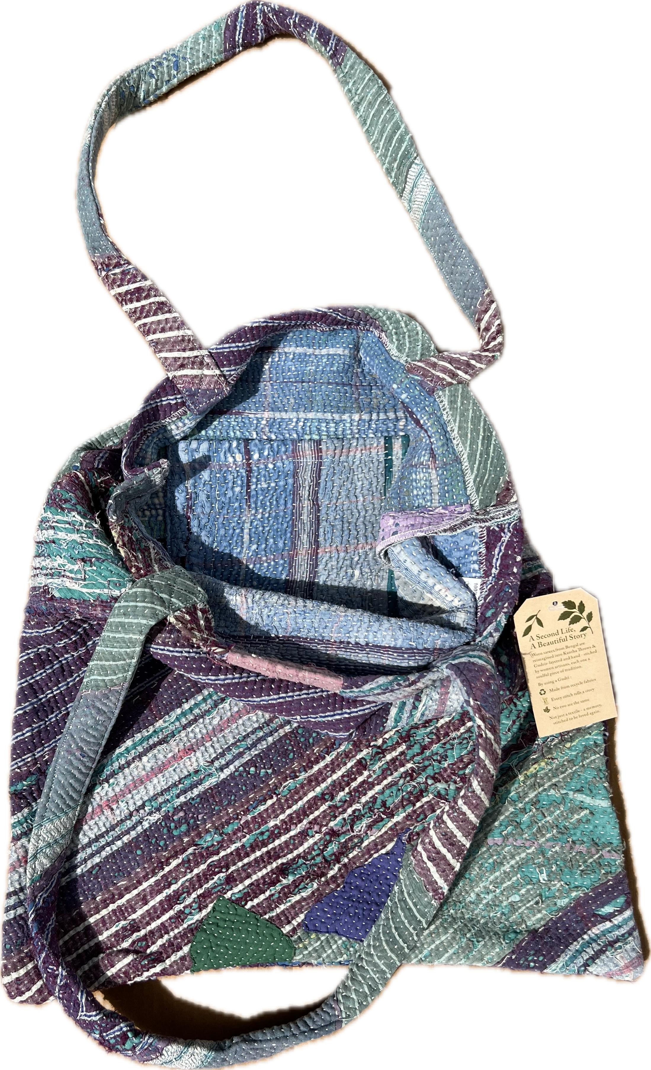 Vintage Kantha Tote
