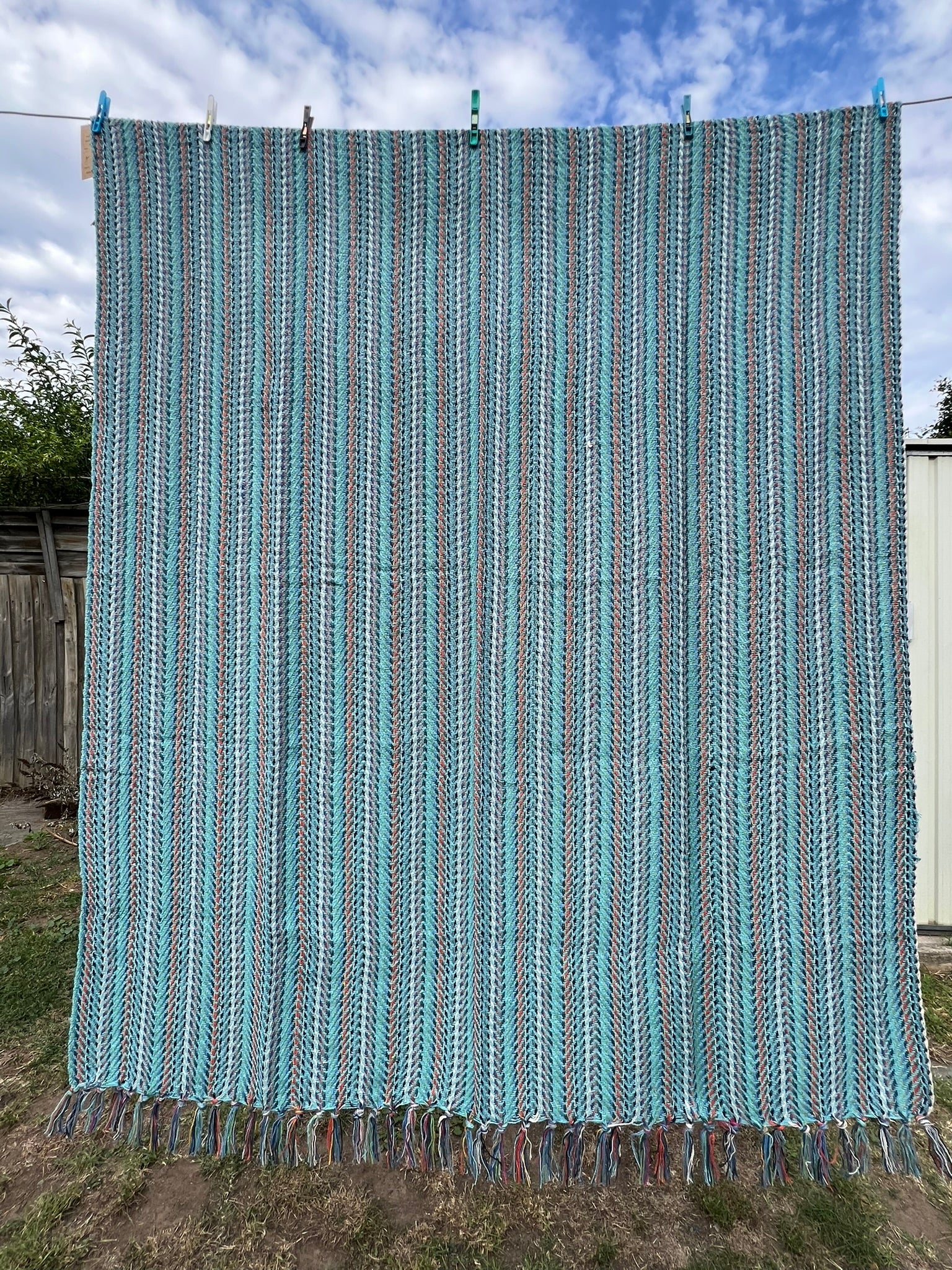Medley Throw Turquoise