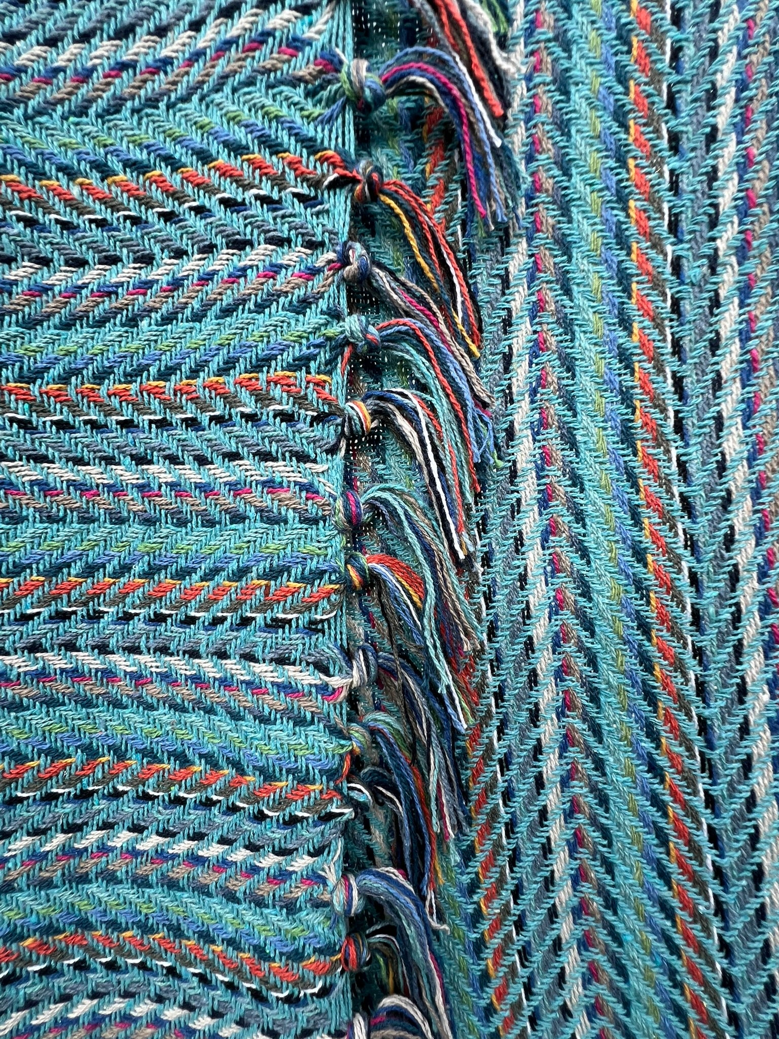 Medley Throw Turquoise