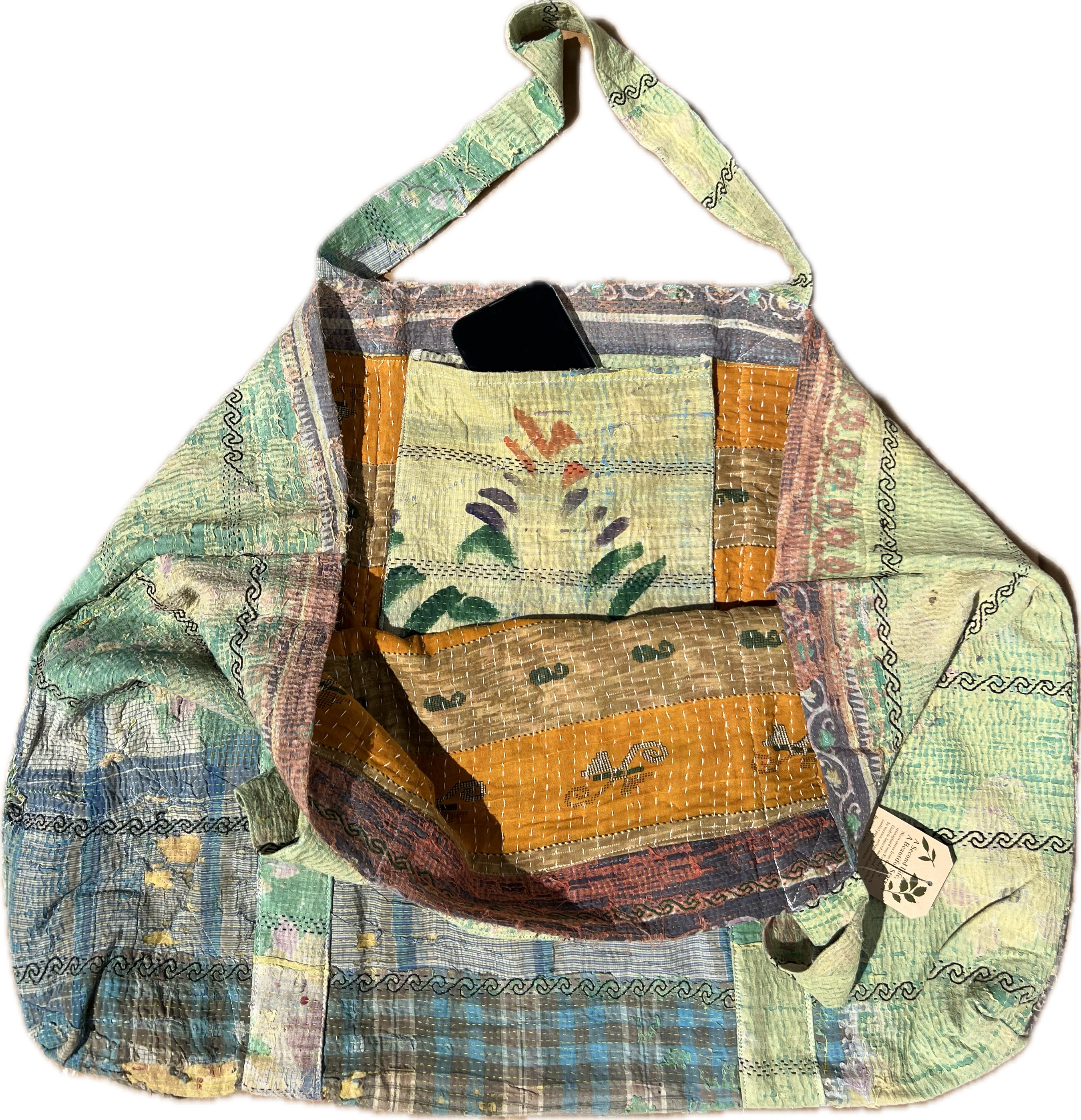 Kantha Beach Bag Boho Portsea