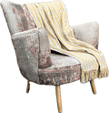 Provincial Throw Yellow/Natural