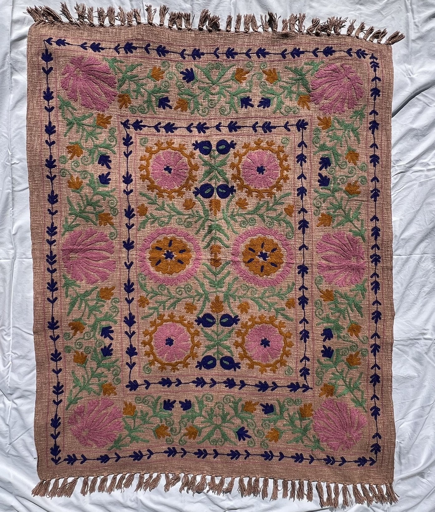 Suzani Slub Tapestry/Throw