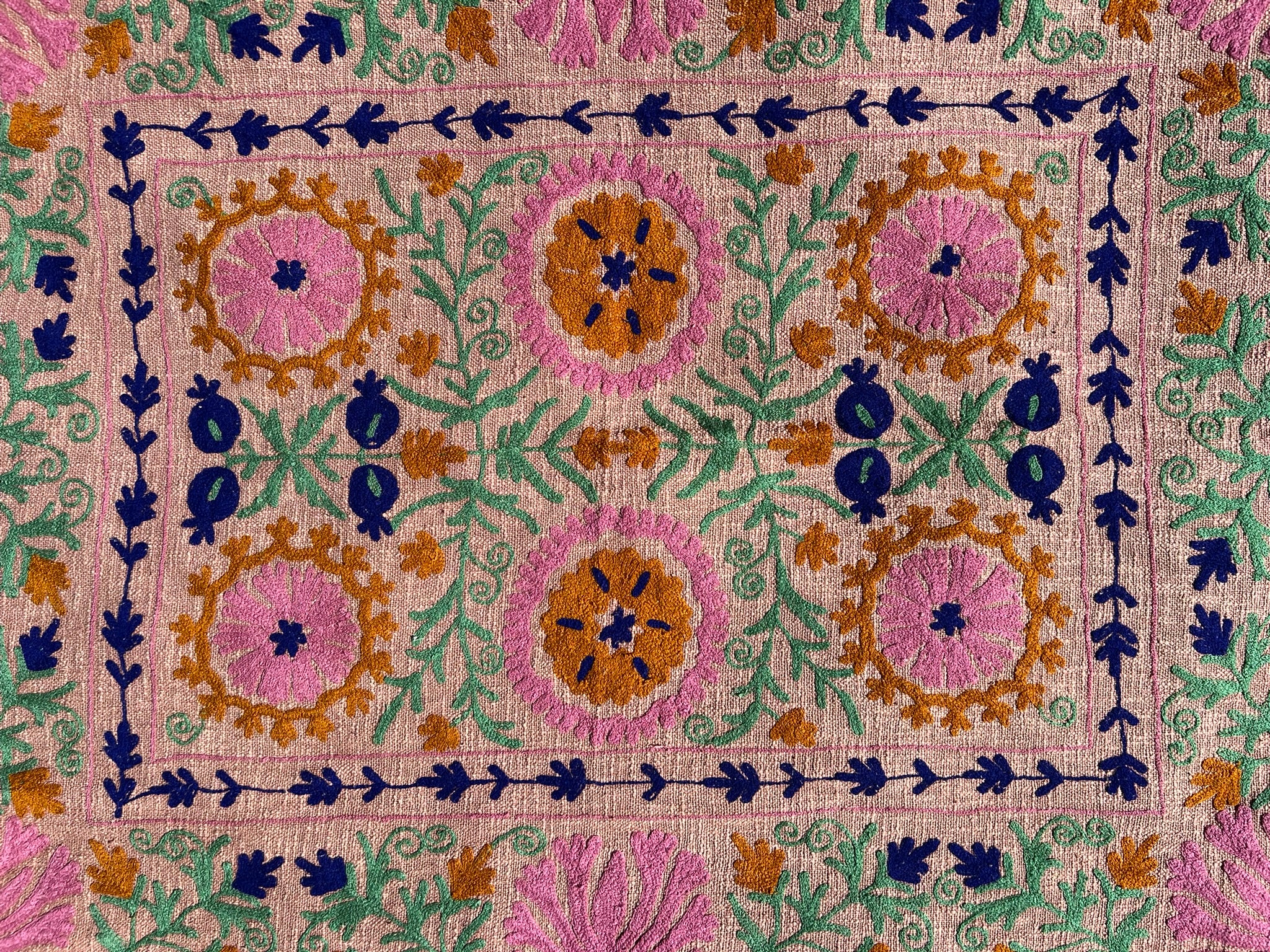 Suzani Slub Tapestry/Throw