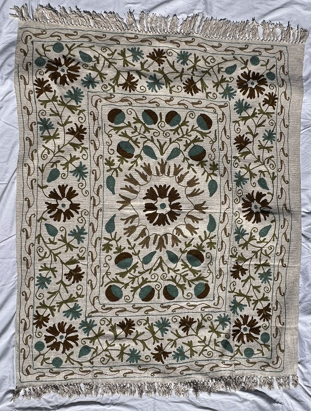 Suzani Slub Tapestry/Throw