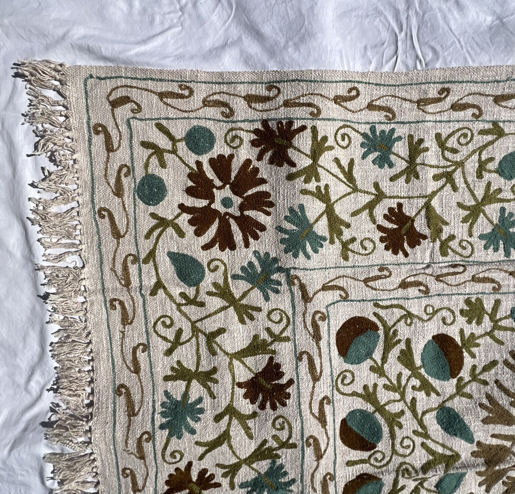 Suzani Slub Tapestry/Throw