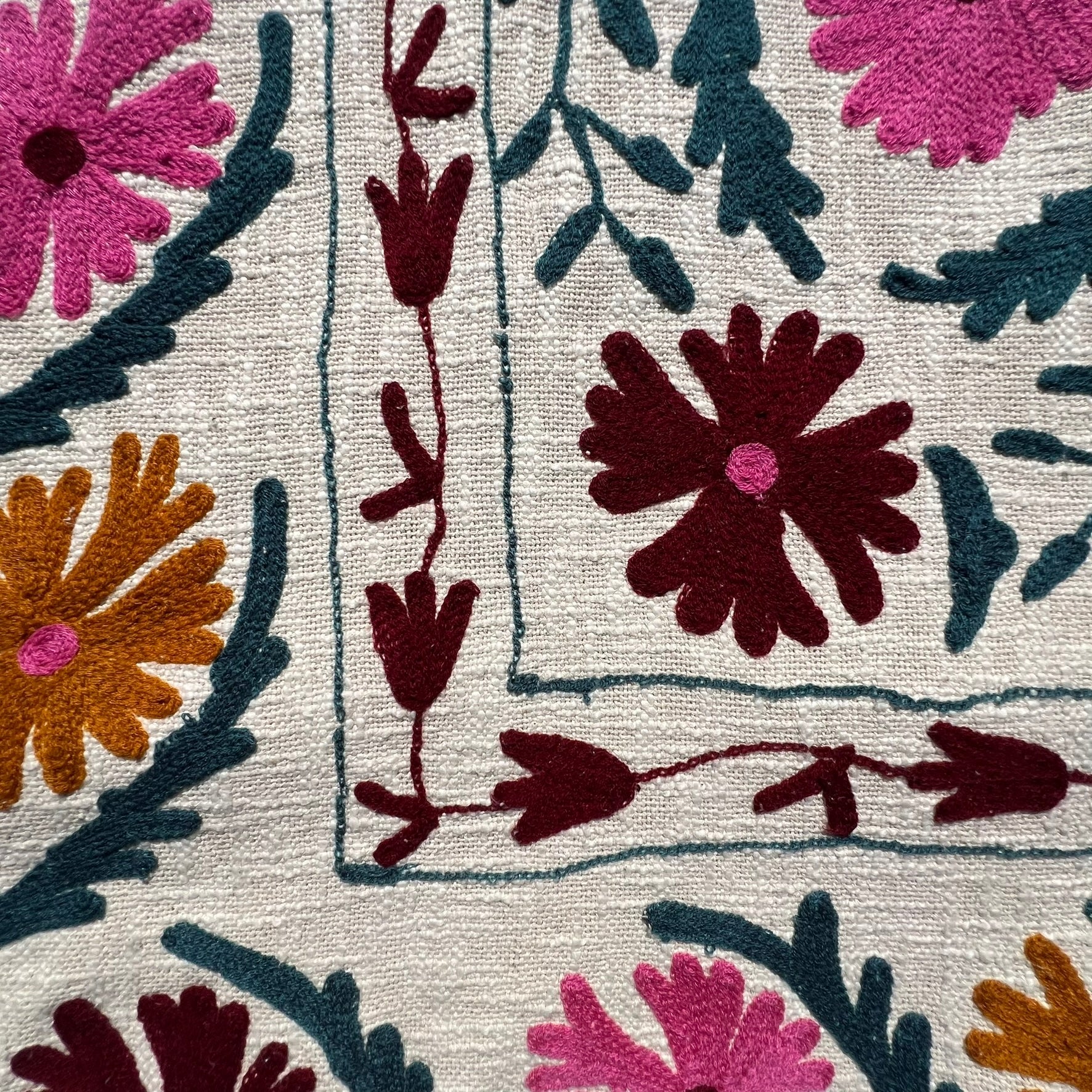 Suzani Slub Tapestry/Throw