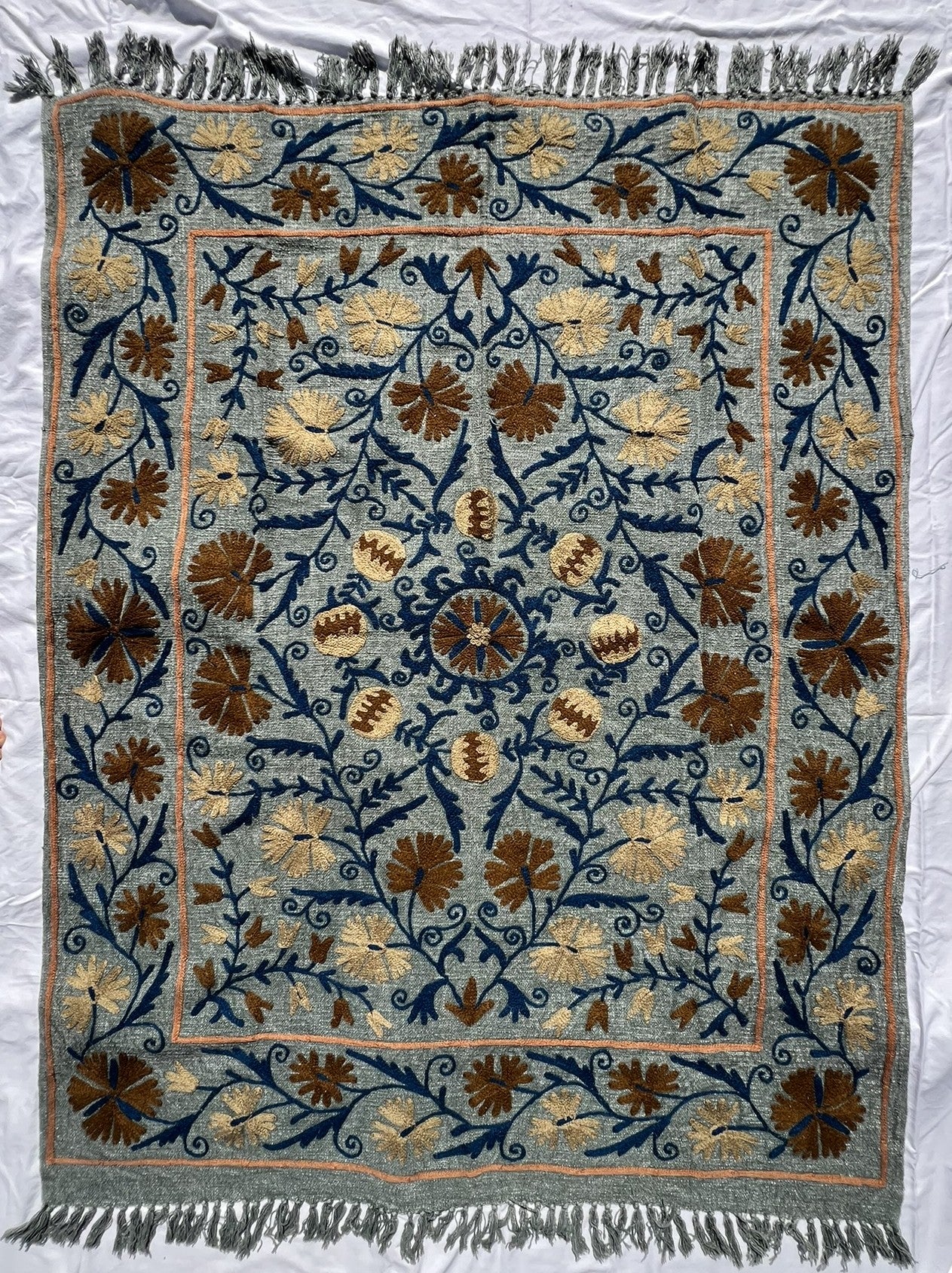 Suzani Slub Tapestry/Throw