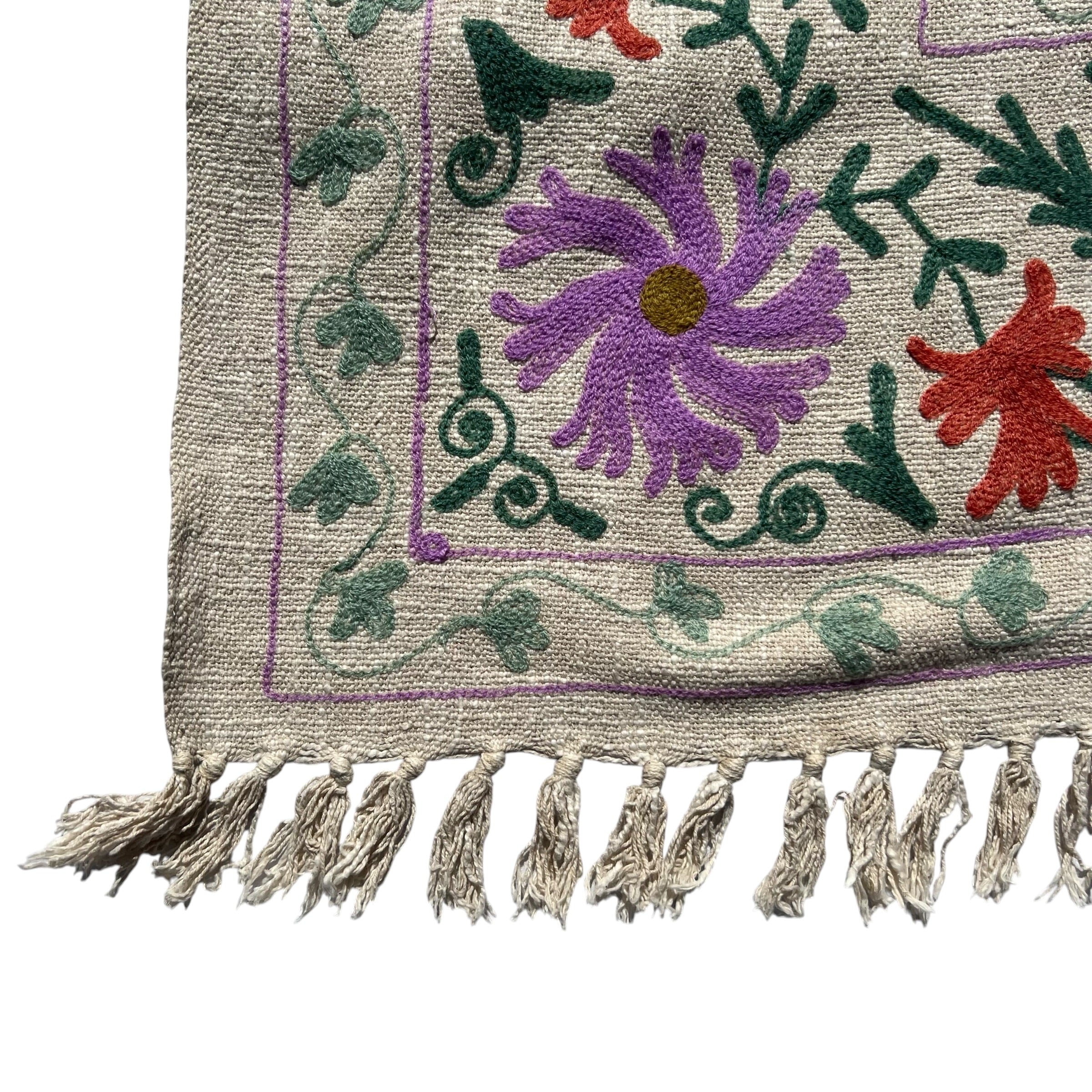 Suzani Slub Tapestry/Throw