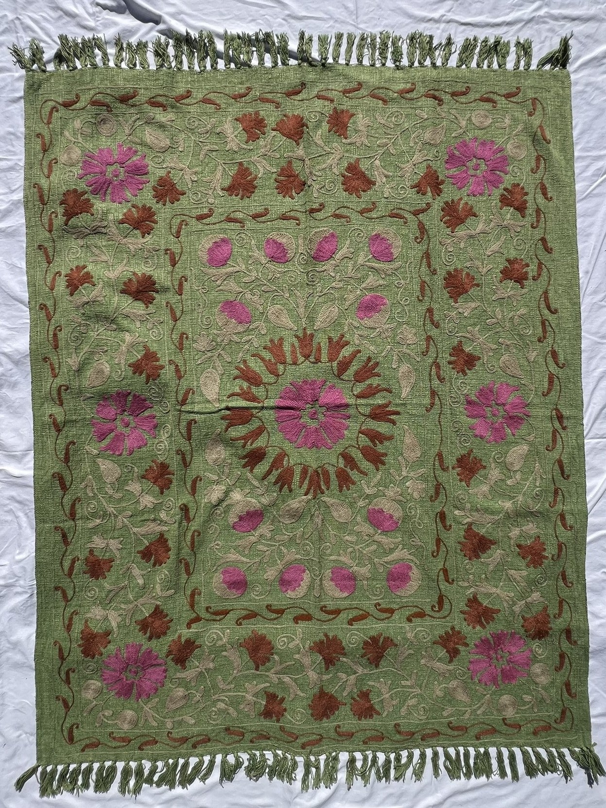 Suzani Slub Tapestry/Throw