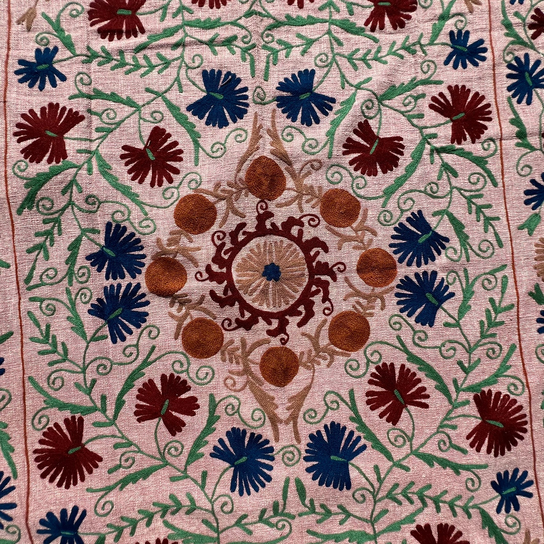 Suzani Slub Tapestry/Throw