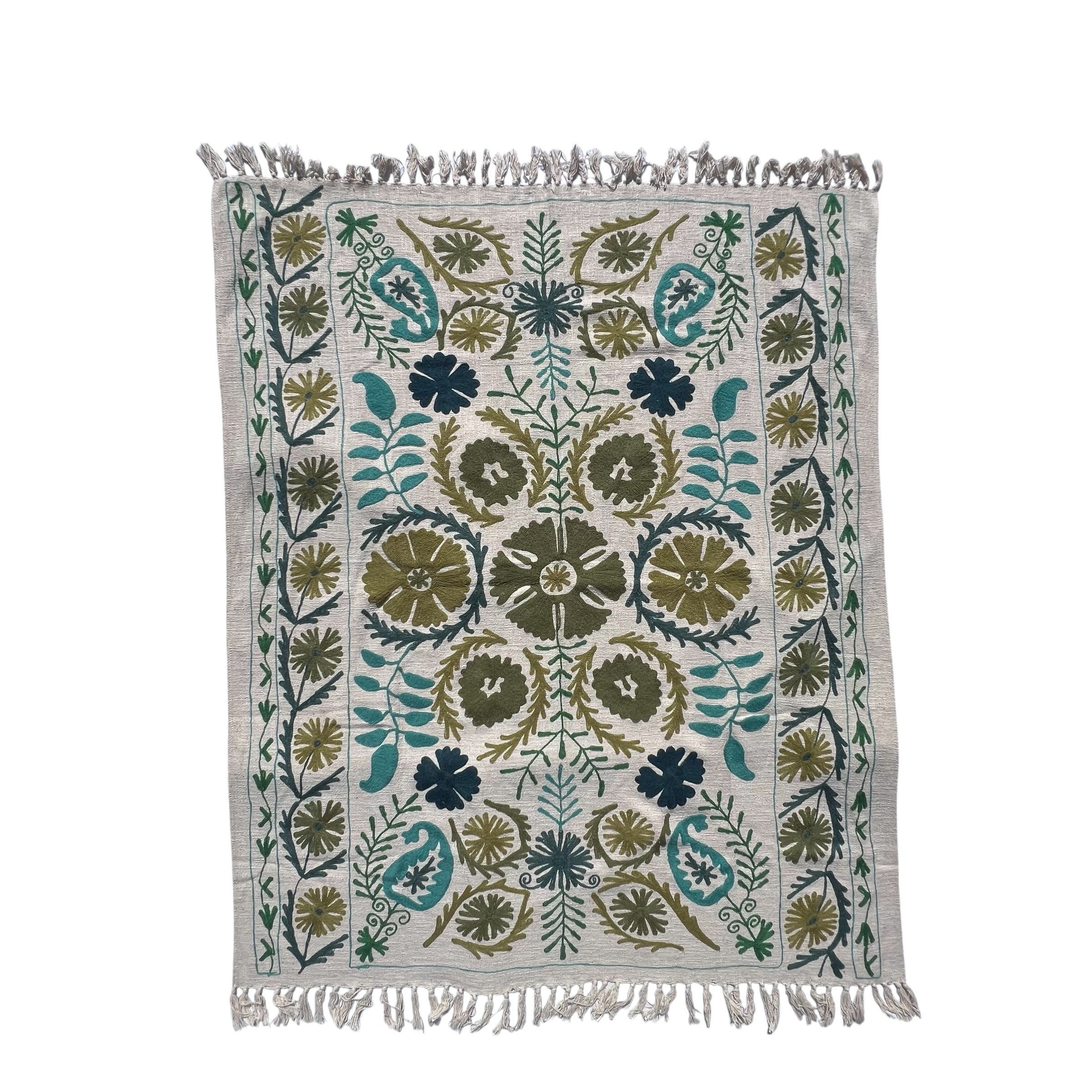 Suzani Slub Tapestry/Throw