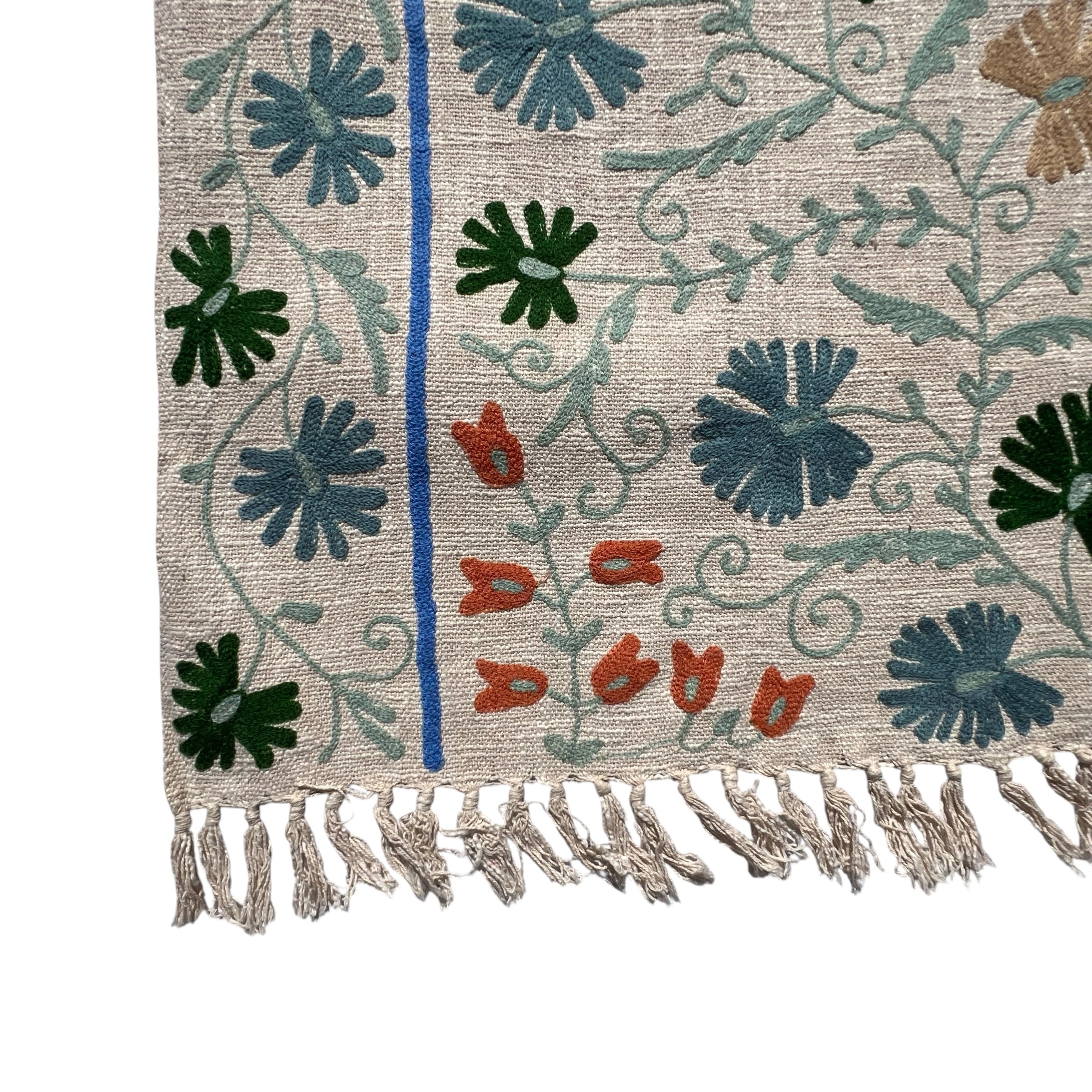 Suzani Slub Tapestry/Throw