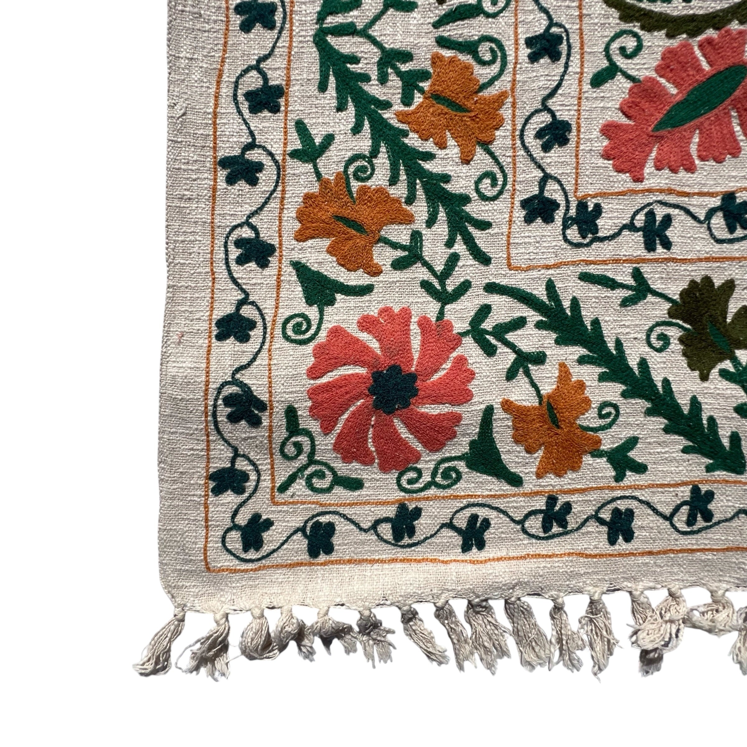 Suzani Slub Tapestry/Throw