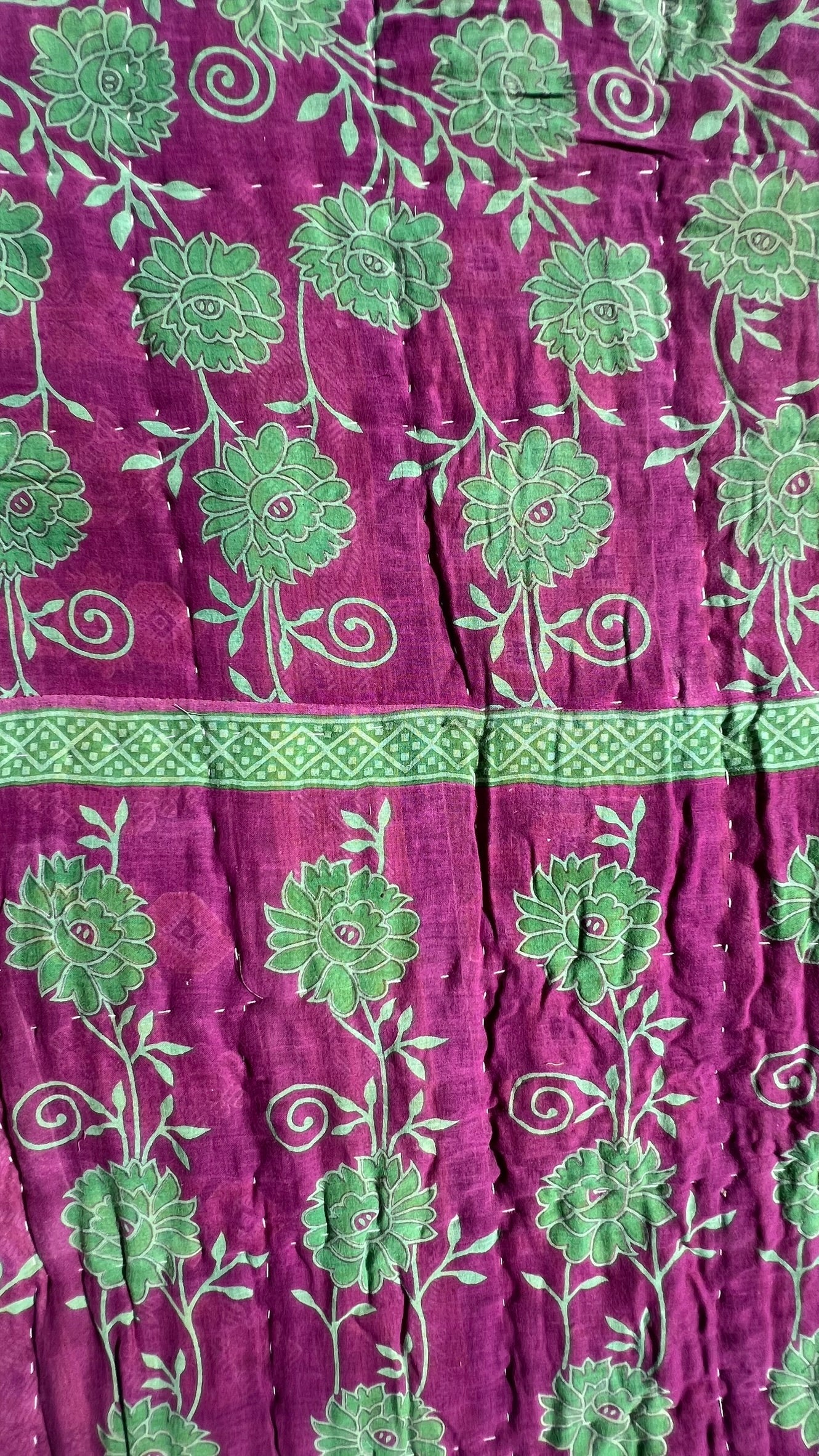 Sari Cotton Quilt - Single Size
