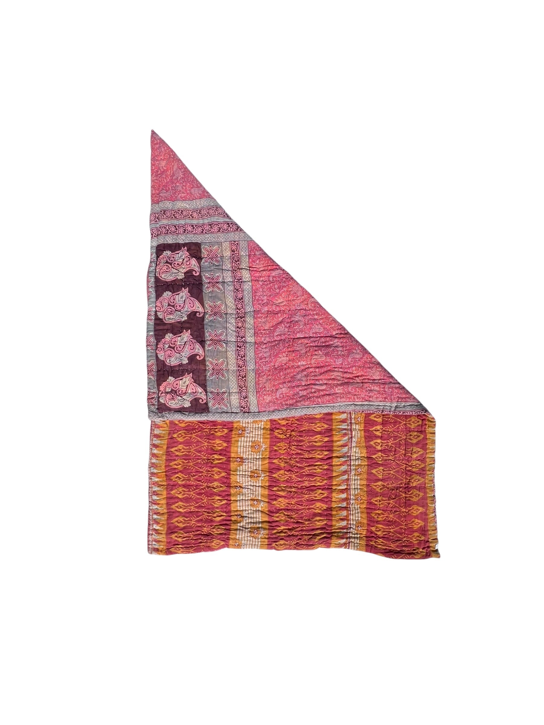 Sari Cotton Quilt - Single Size