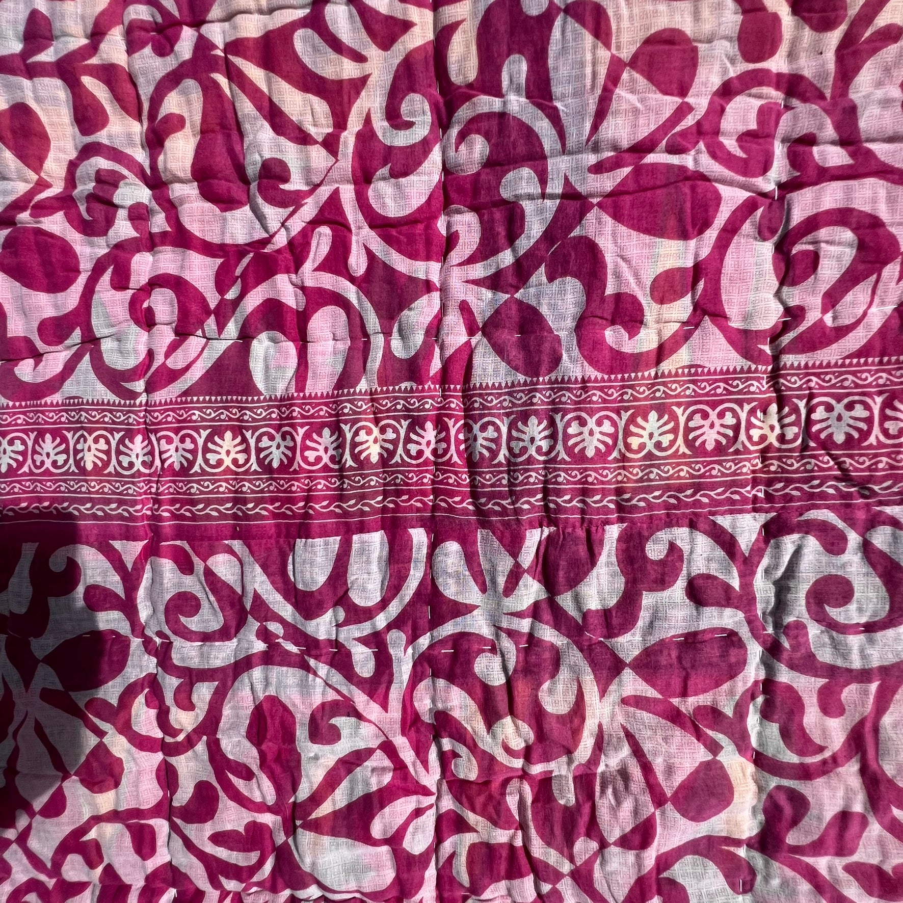 Sari Cotton Quilt - Single Size