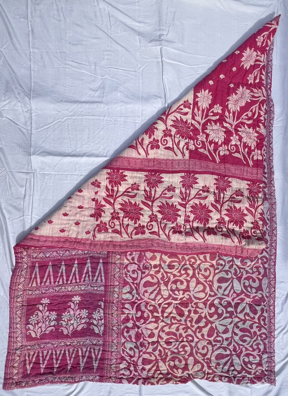 Sari Cotton Quilt - Single Size