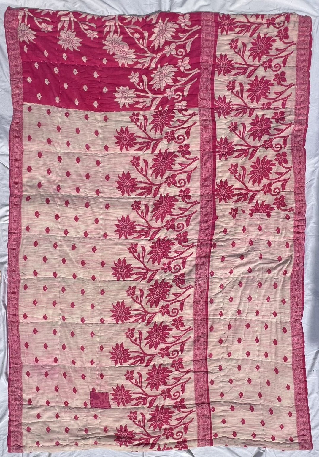 Sari Cotton Quilt - Single Size