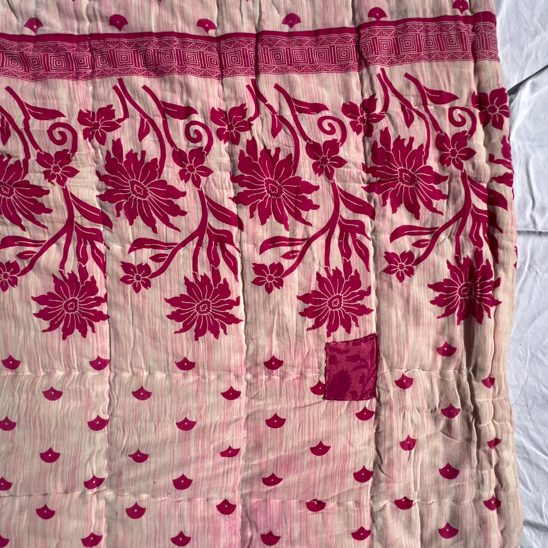 Sari Cotton Quilt - Single Size
