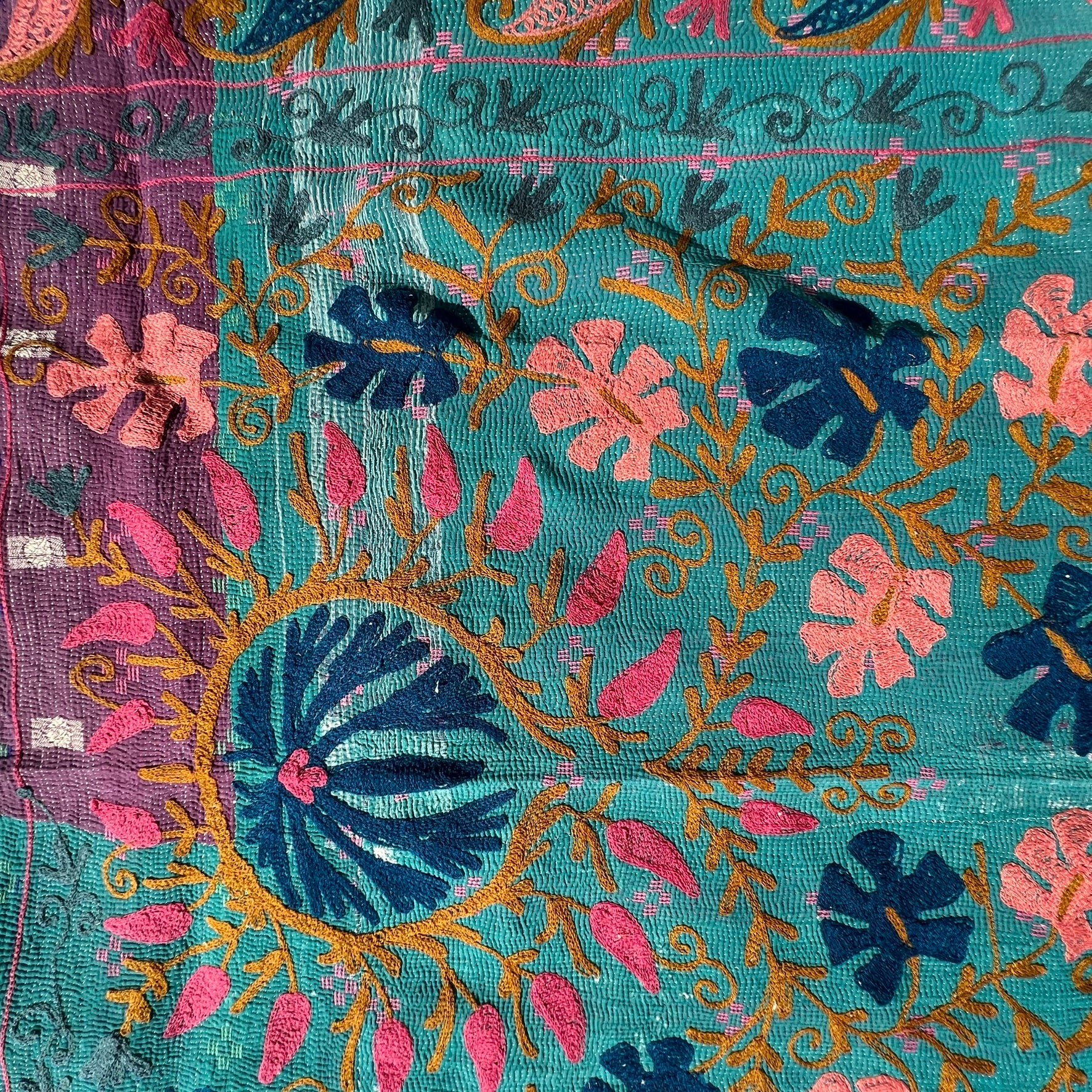 Suzani Kantha Tapestry One-Of-A-Kind