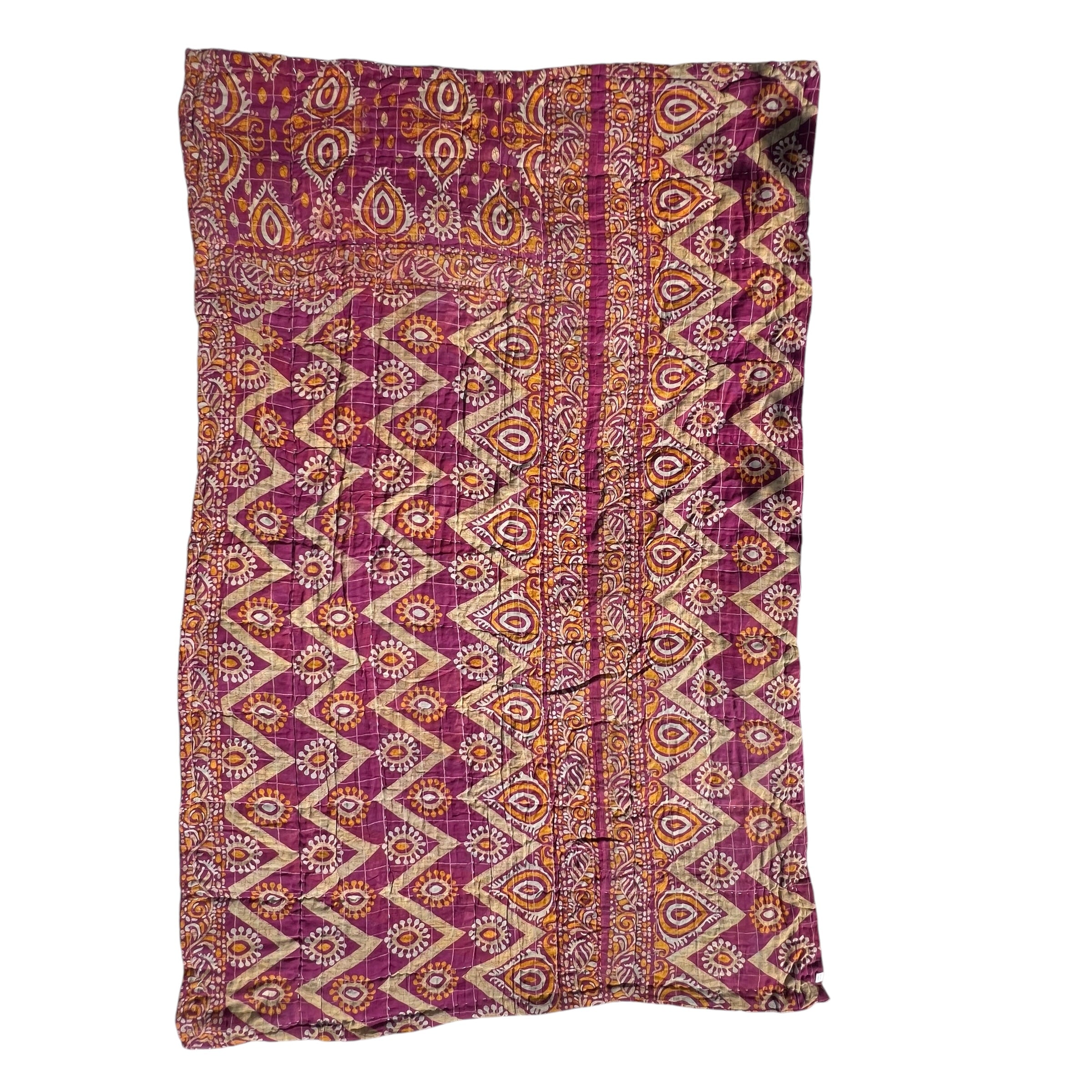 Sari Cotton Quilt - Single Size