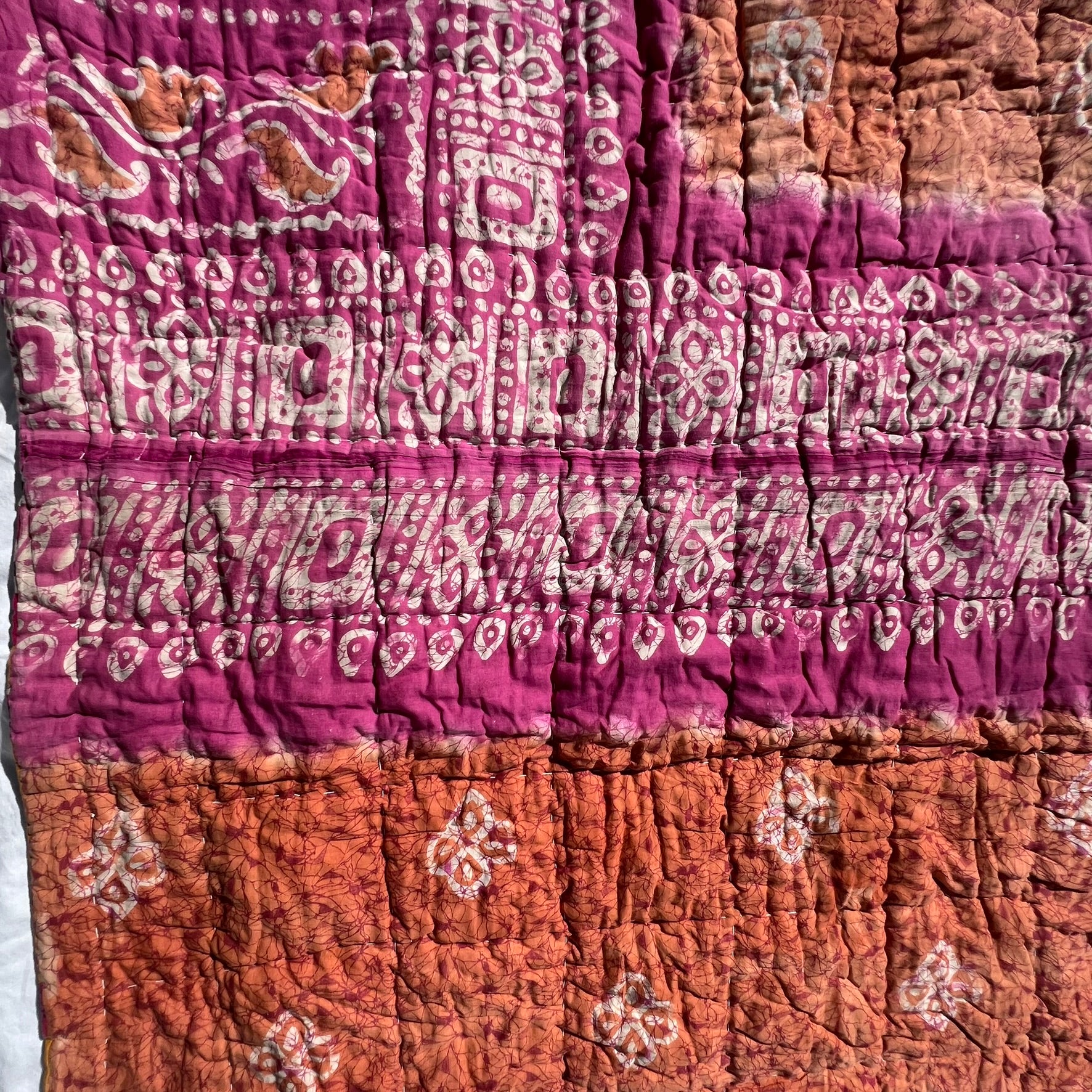 Sari Cotton Quilt - Single Size