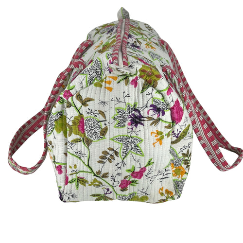 Block Printed Weekender