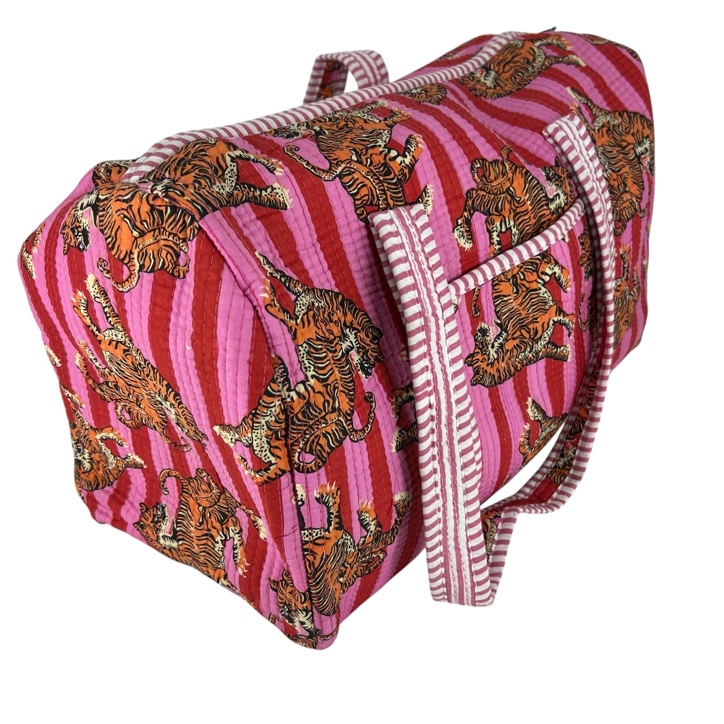 Block Printed Weekender