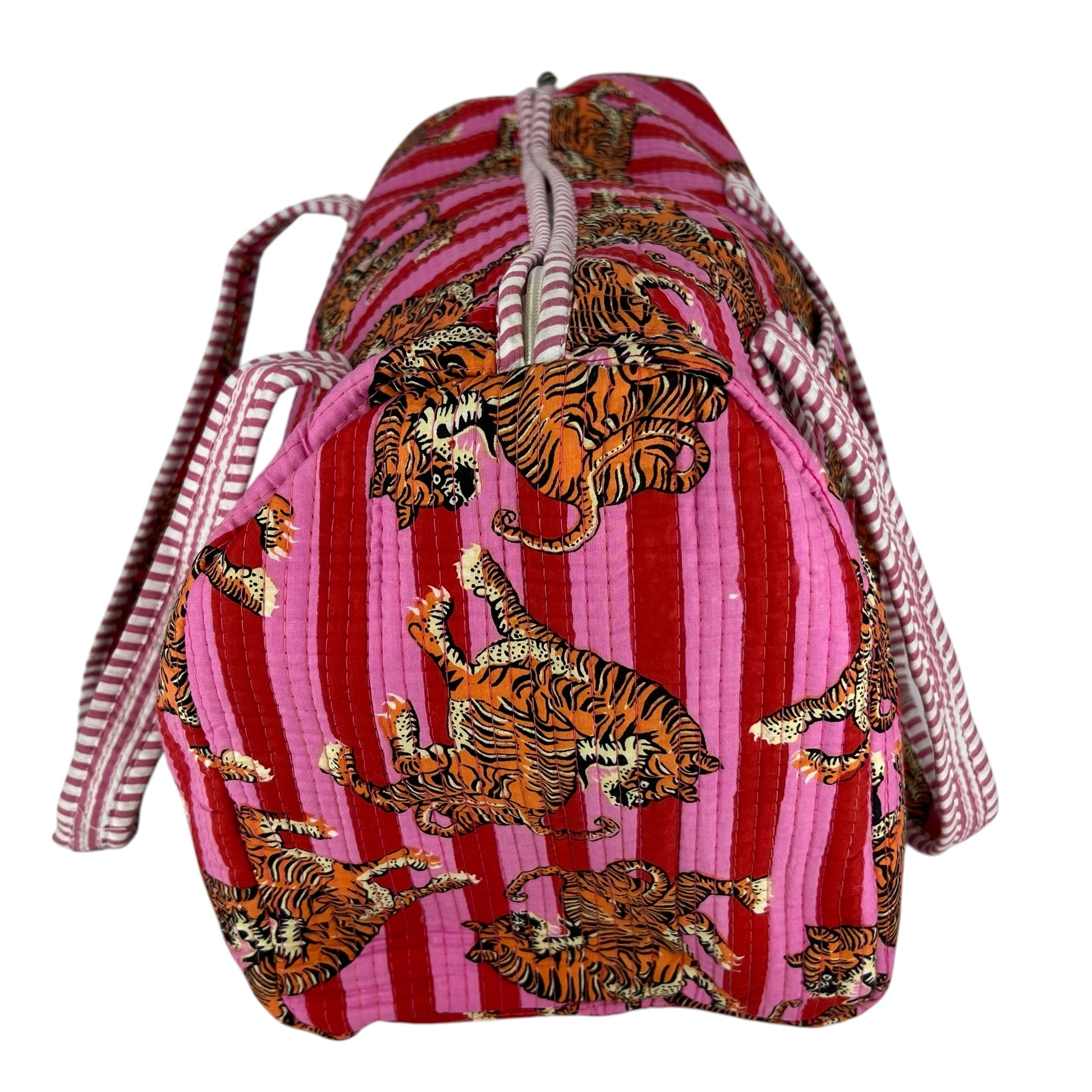 Block Printed Weekender