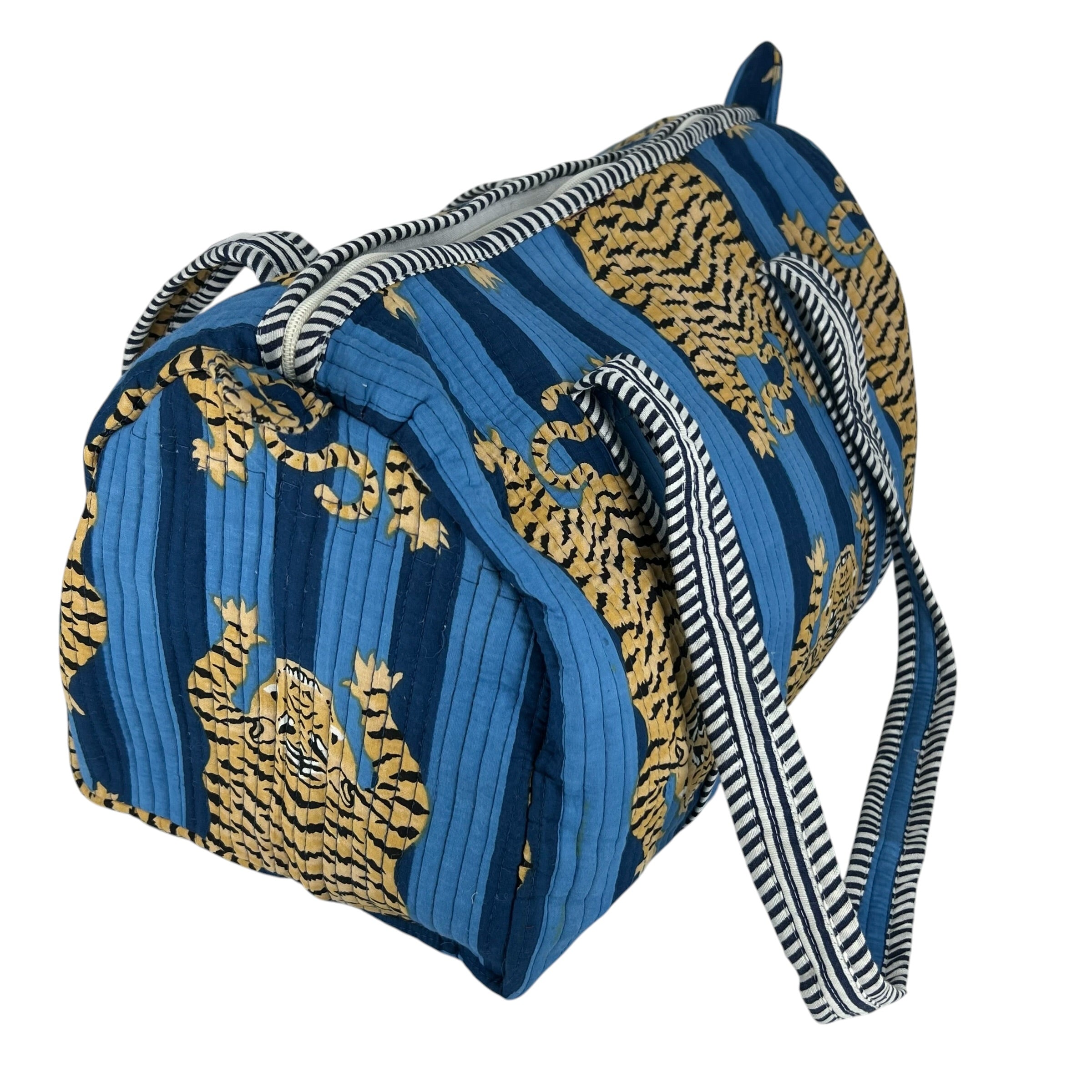 Block Printed Weekender