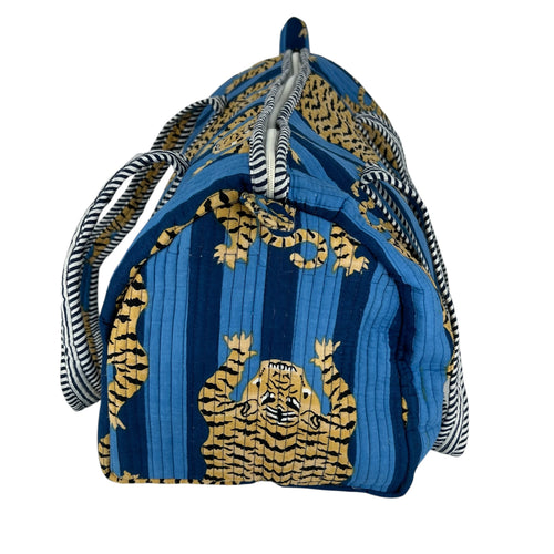 Block Printed Weekender